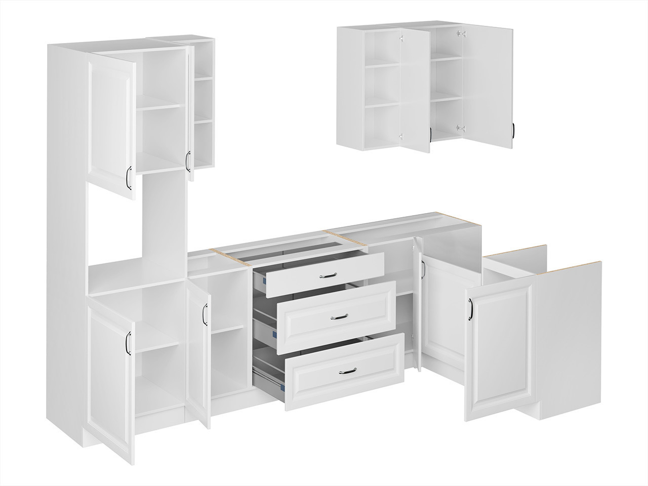 Modular kitchen set Retro Grey 148
