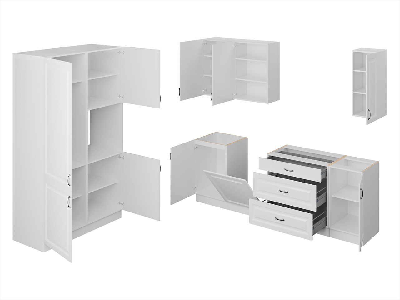 Modular kitchen set Retro Grey 149