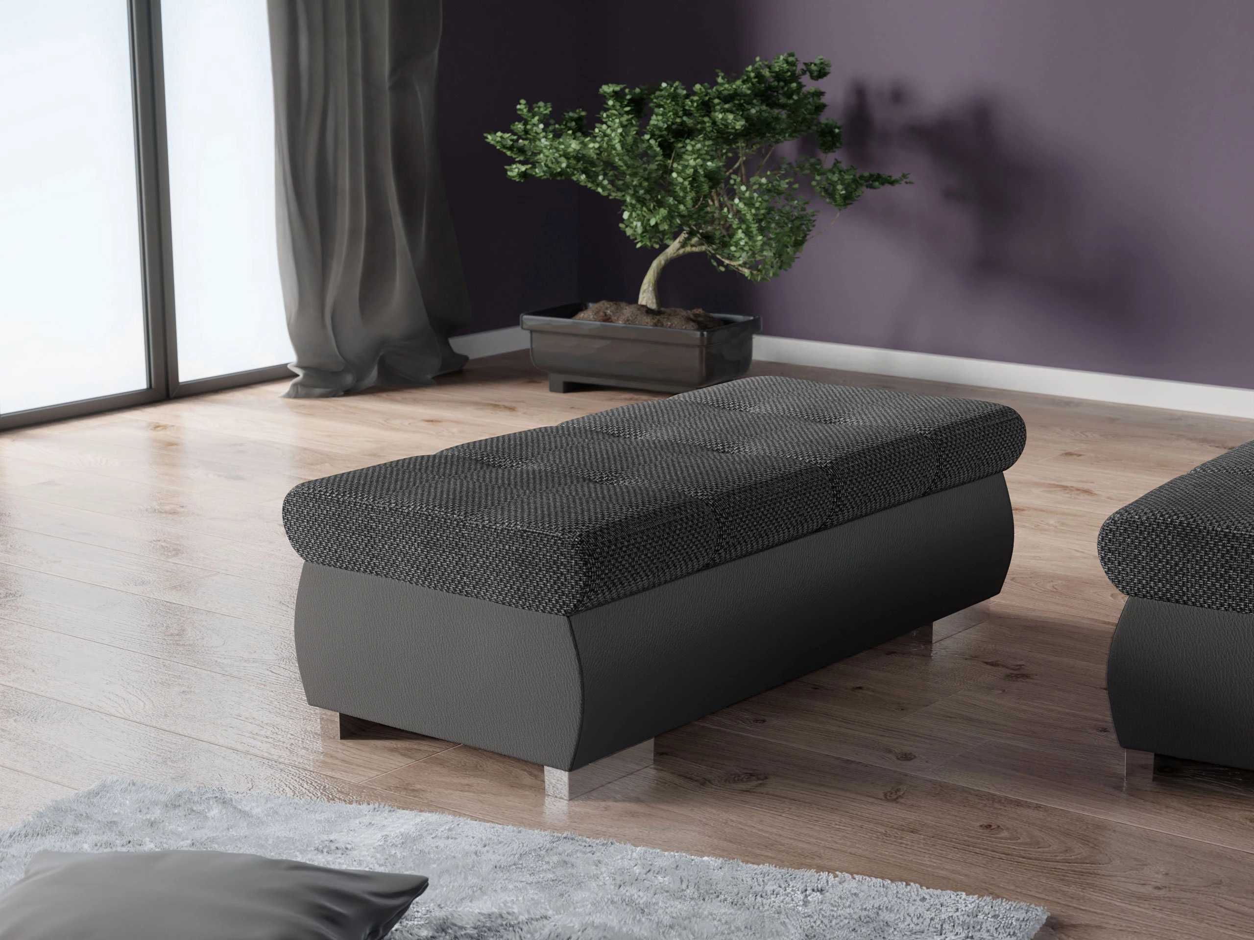 Upholstered bench Comfivo Nitor I (Soft 029 + Majorka 03)