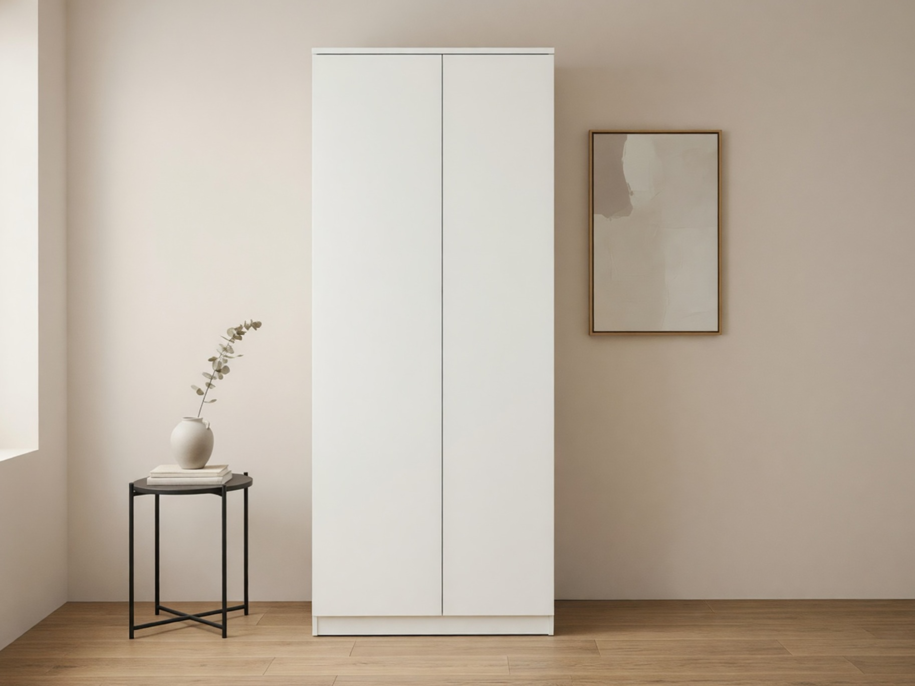 Wardrobe Elbvelu 118 (White)