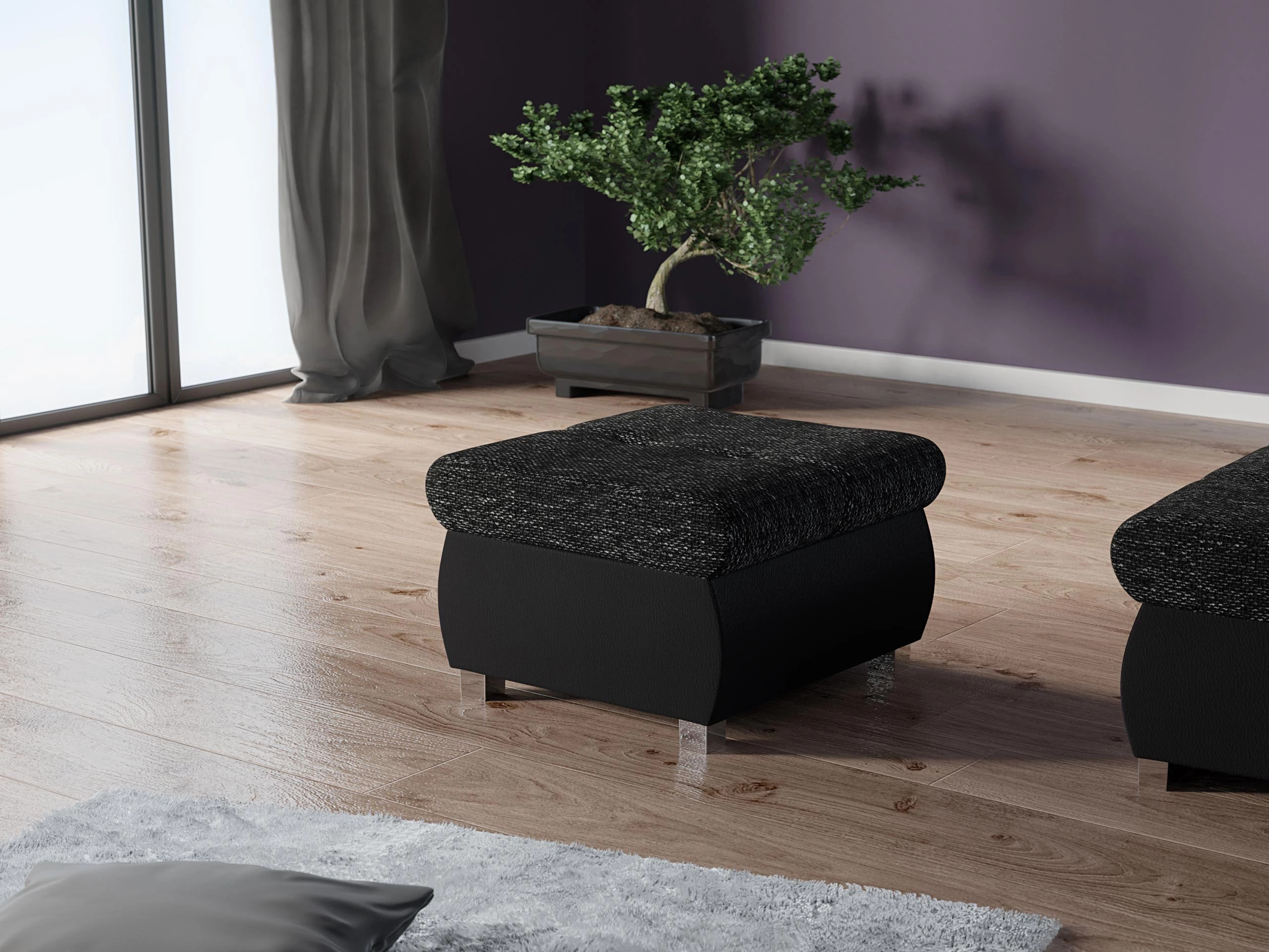 Ottoman Comfivo Nitor (Soft 011 + Lawa 06)