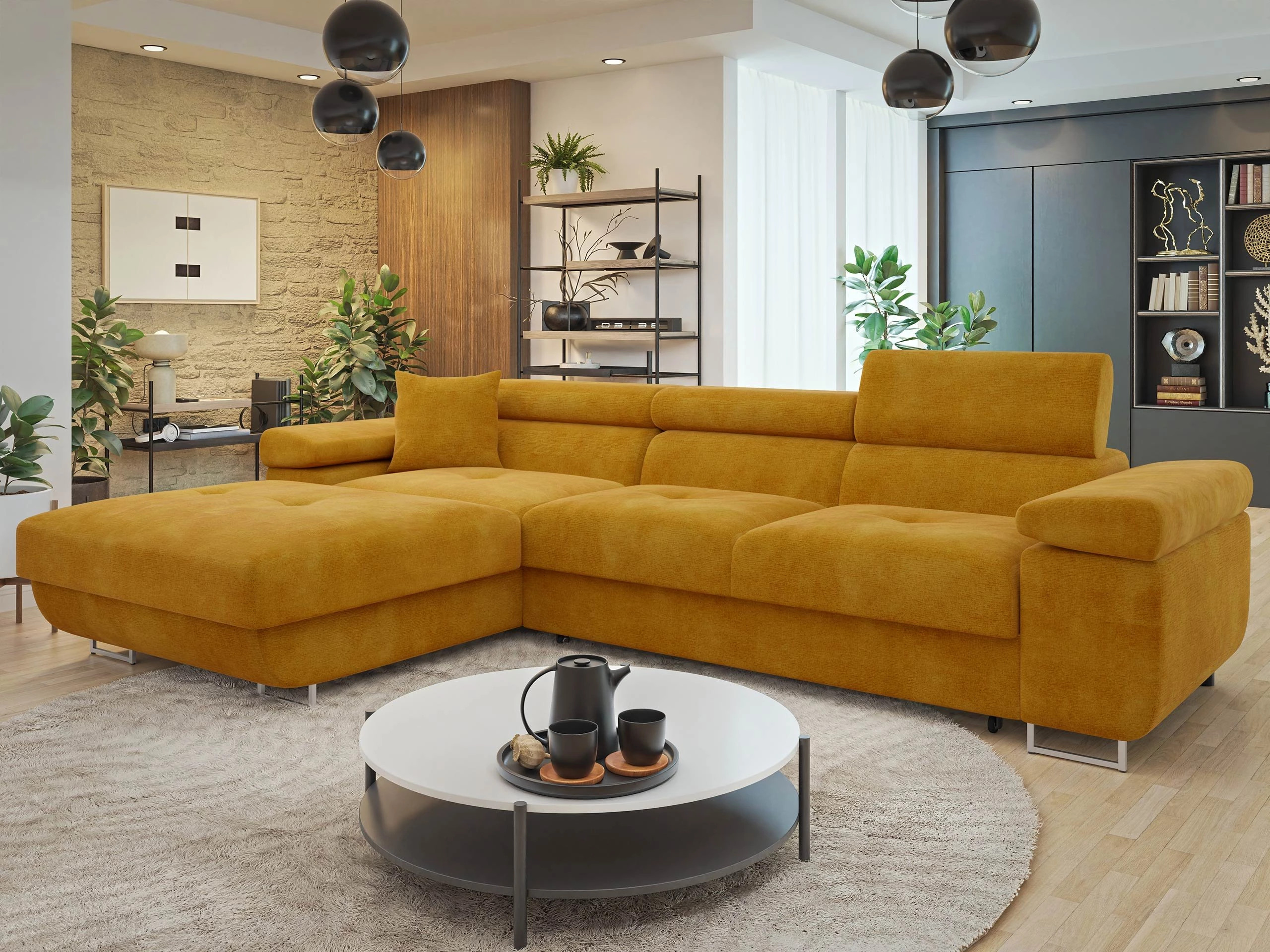 Corner sofa Comfivo Vinetum II (Wave 05)
