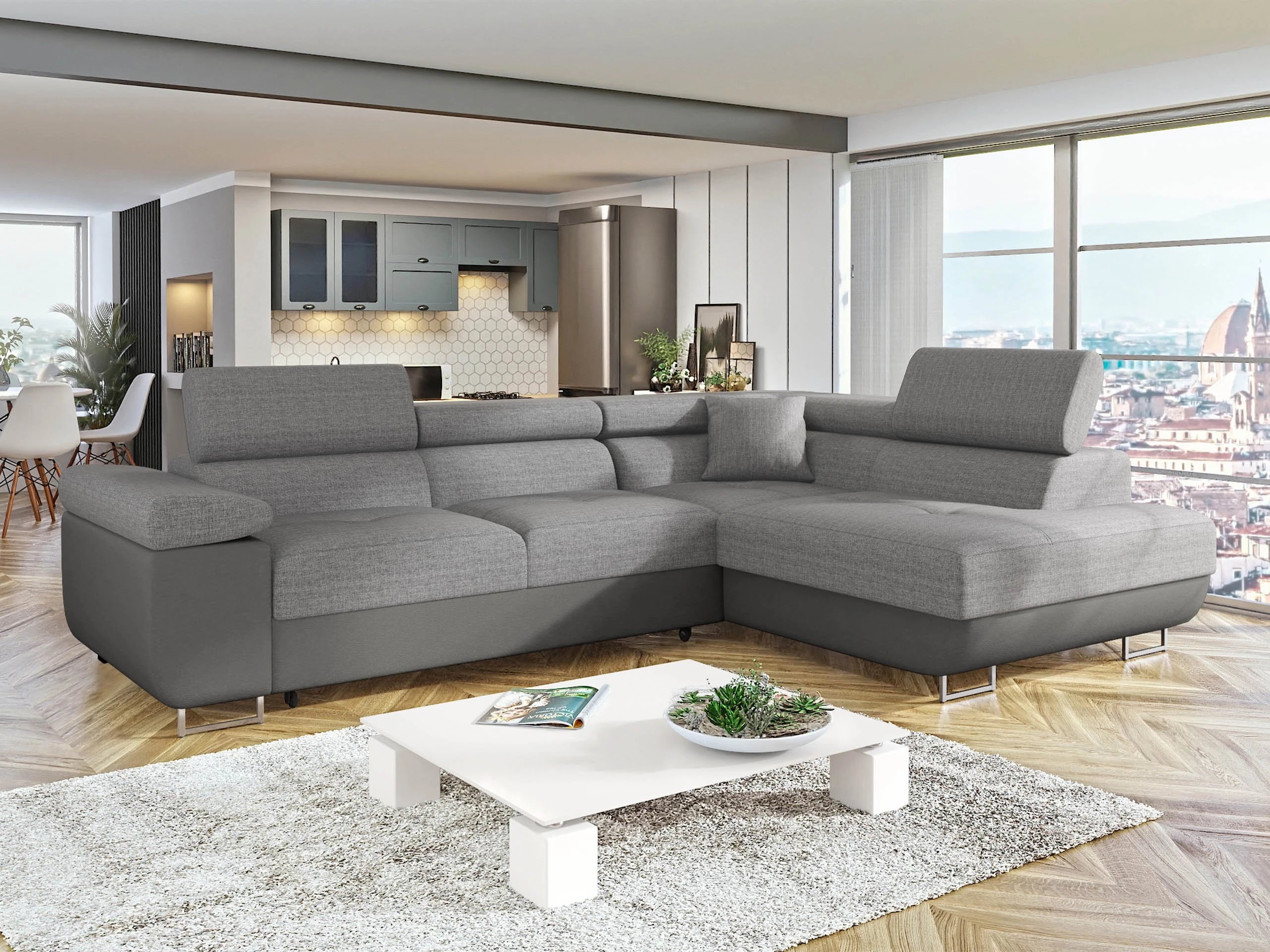 Corner sofa Comfivo Vinetum (Soft 029 + Lux 05)