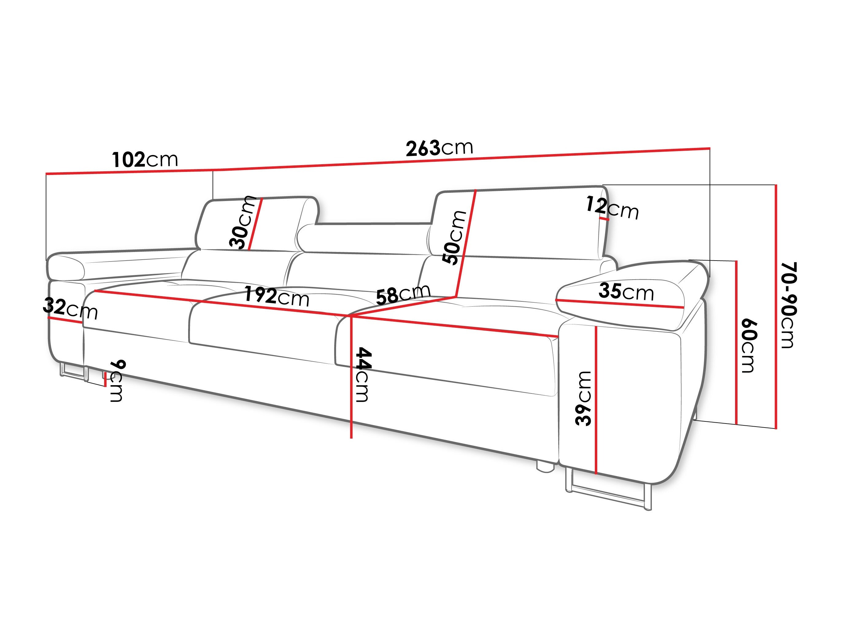 Sofa Comfivo Vinetum III (Lux 05)