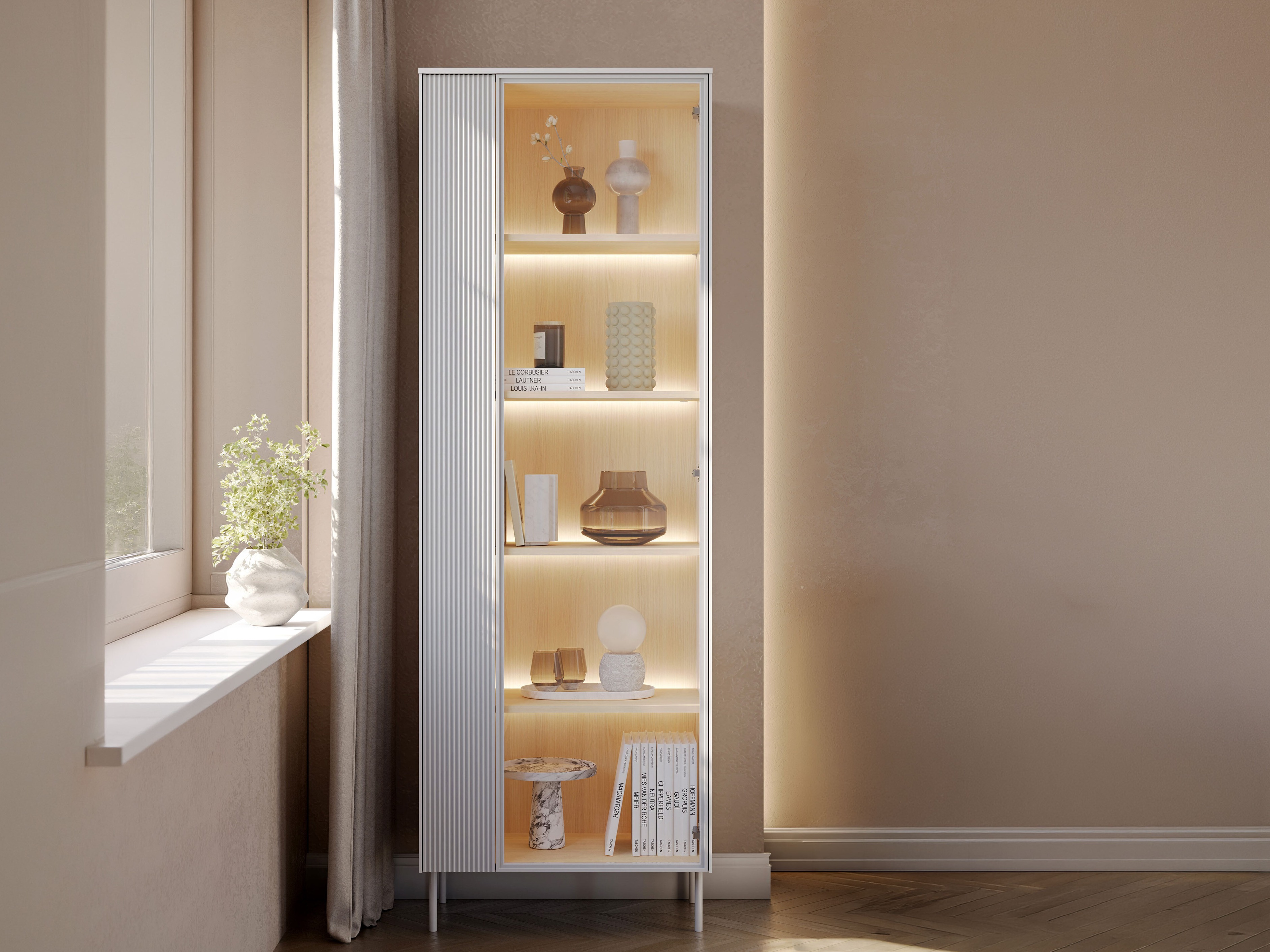 Bookcase Mirbelo 100