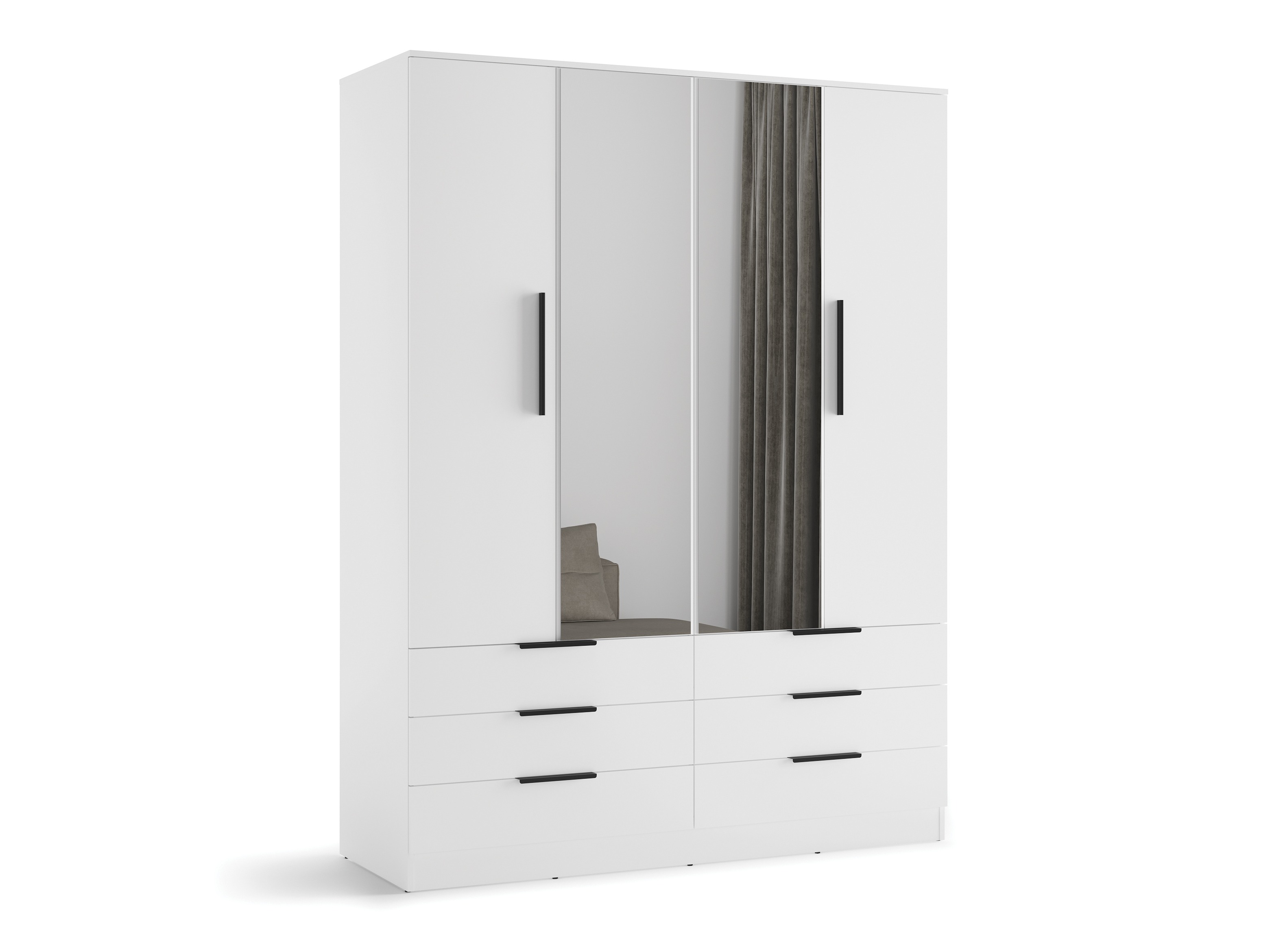 Wardrobe Fresno 182 (White)