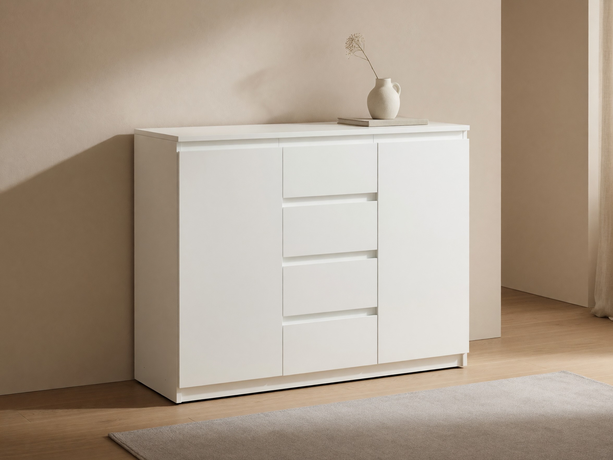 Chest of drawers Cirdelu 105 (White)