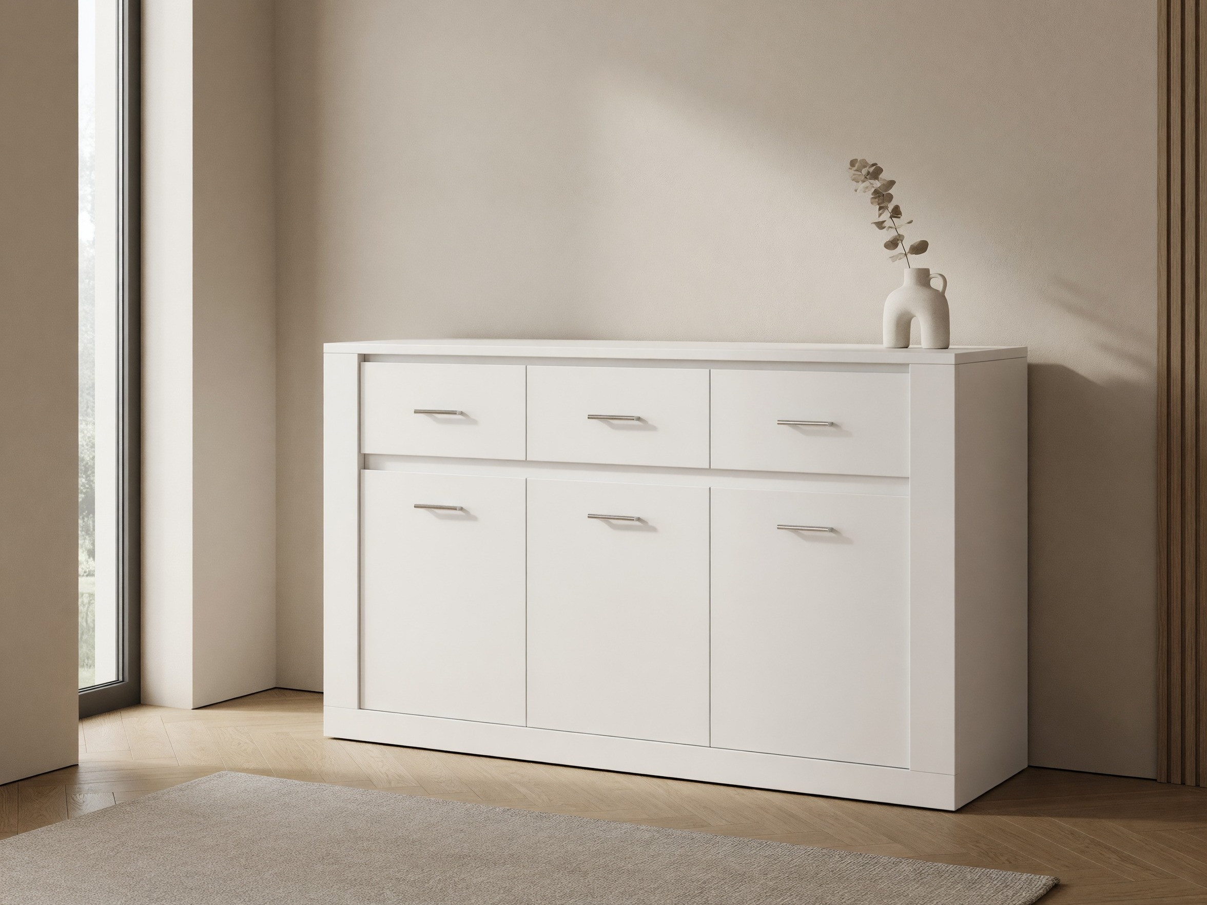 Chest of drawers Cirdelu 109 (White)