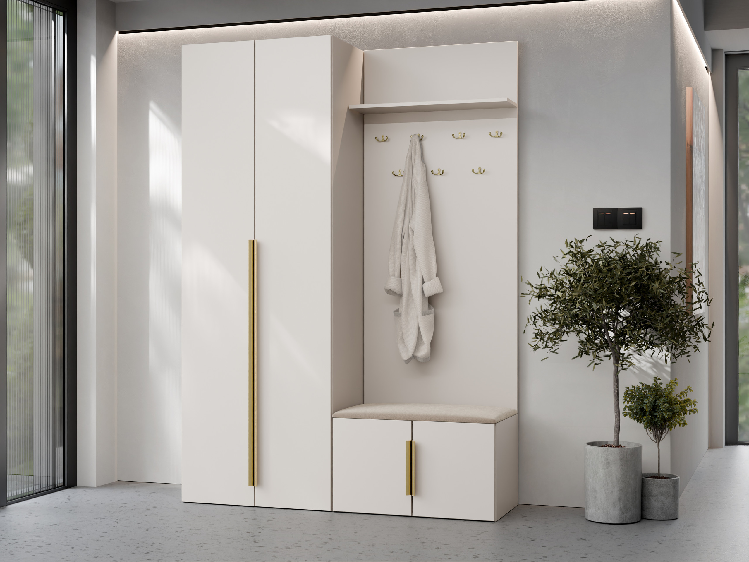Hallway set Comfivo Auditor I (Beige)