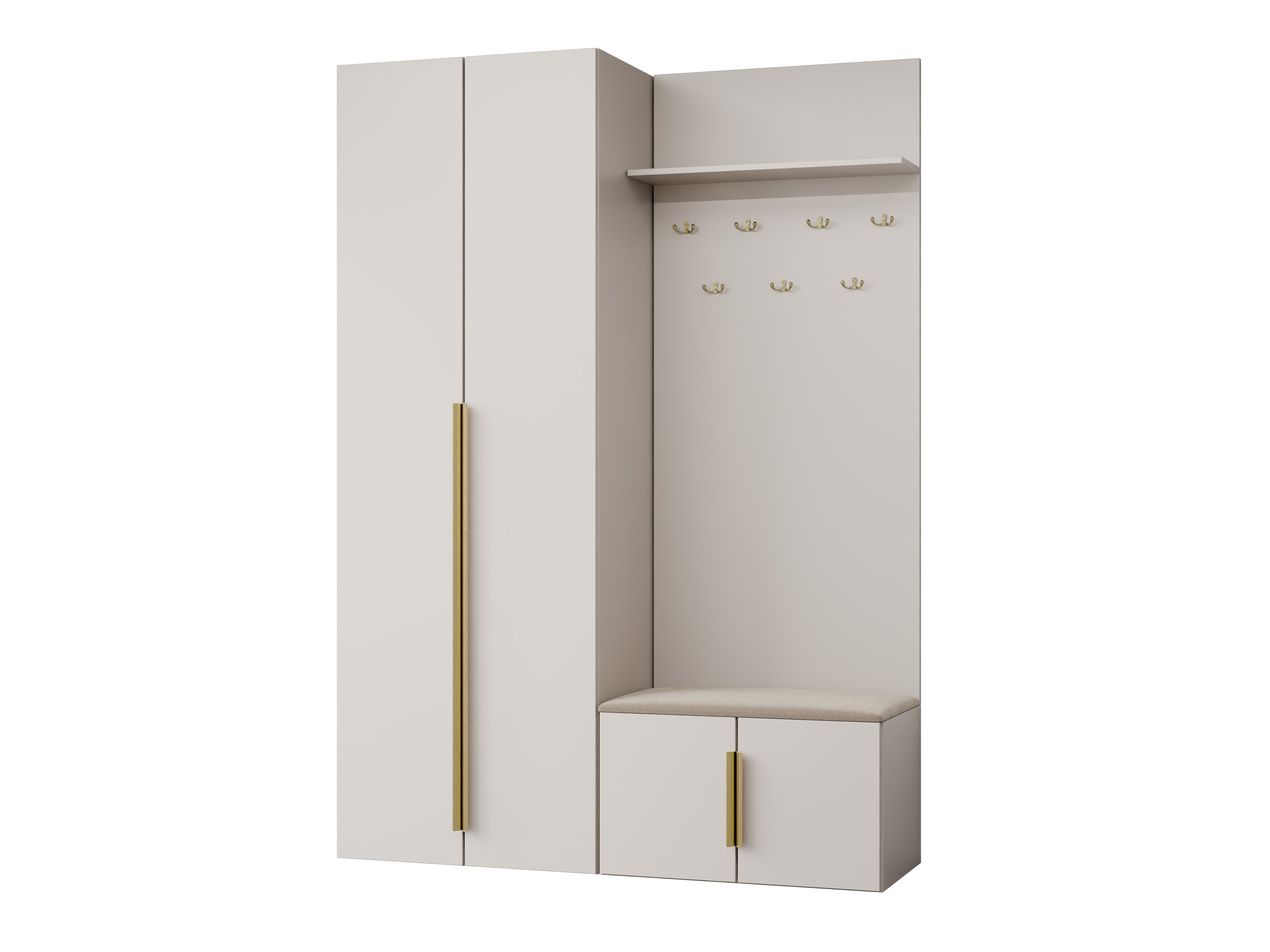 Hallway set Comfivo Auditor I (Beige)