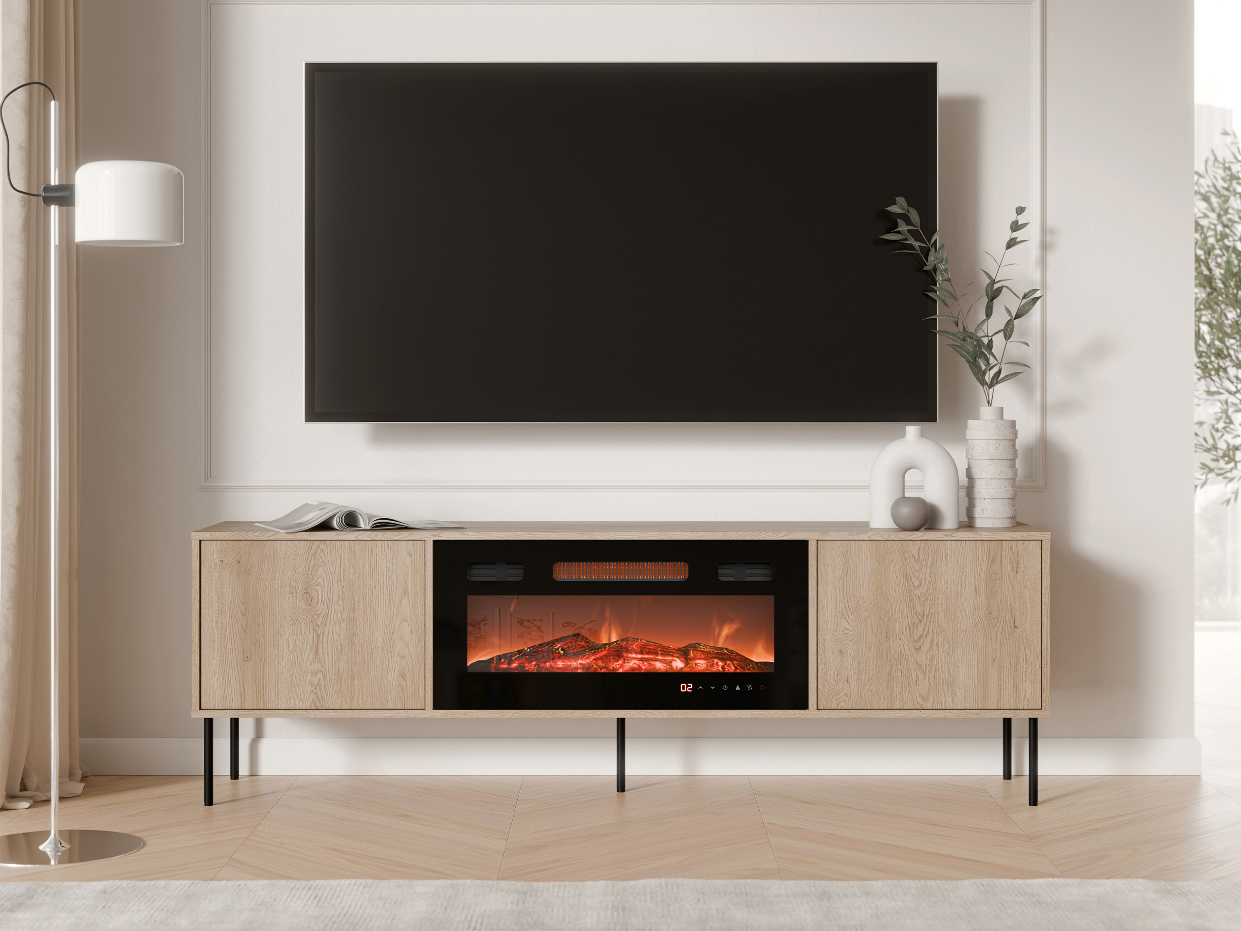 Bookcase Merevai 106 (Oak)