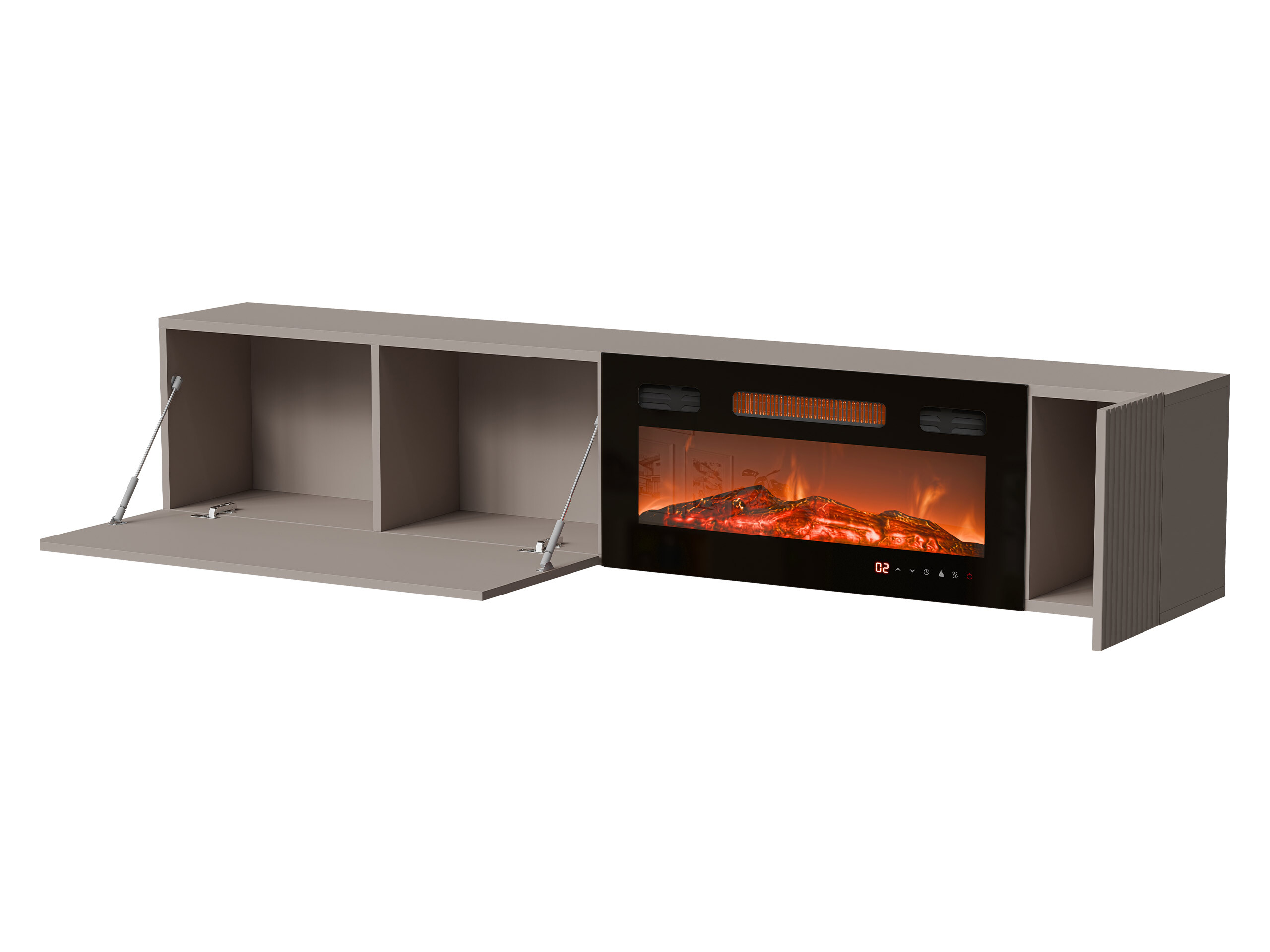 TV stand Species I (Wotan Oak + Black)