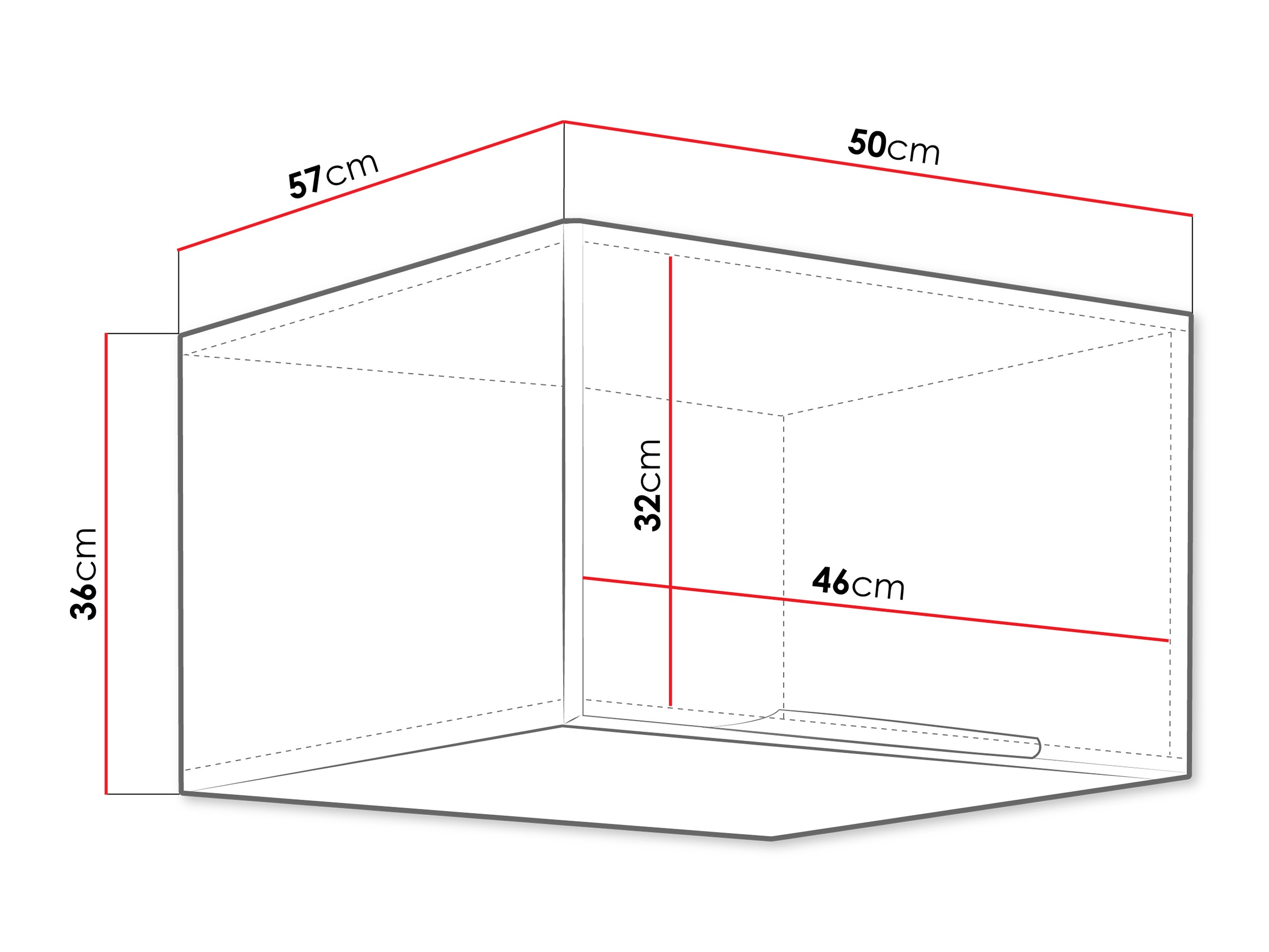 Modular wall cabinet Sole 129