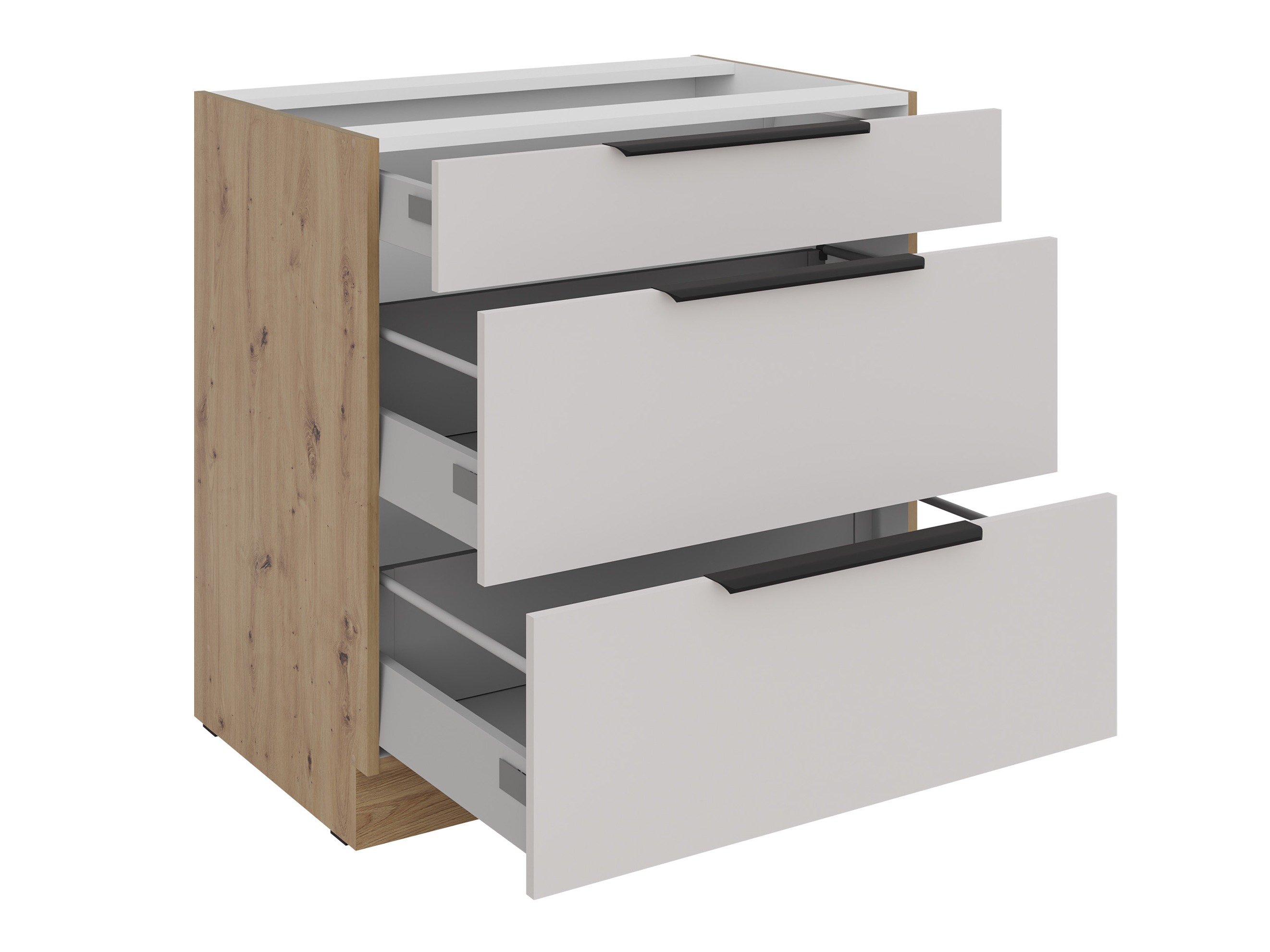 Modular cabinet with drawers Sole 147