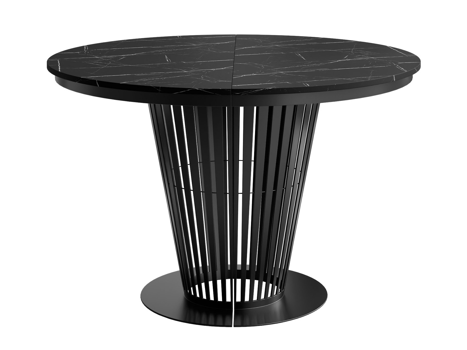 Table Oswego 179 (Black + Black marble)