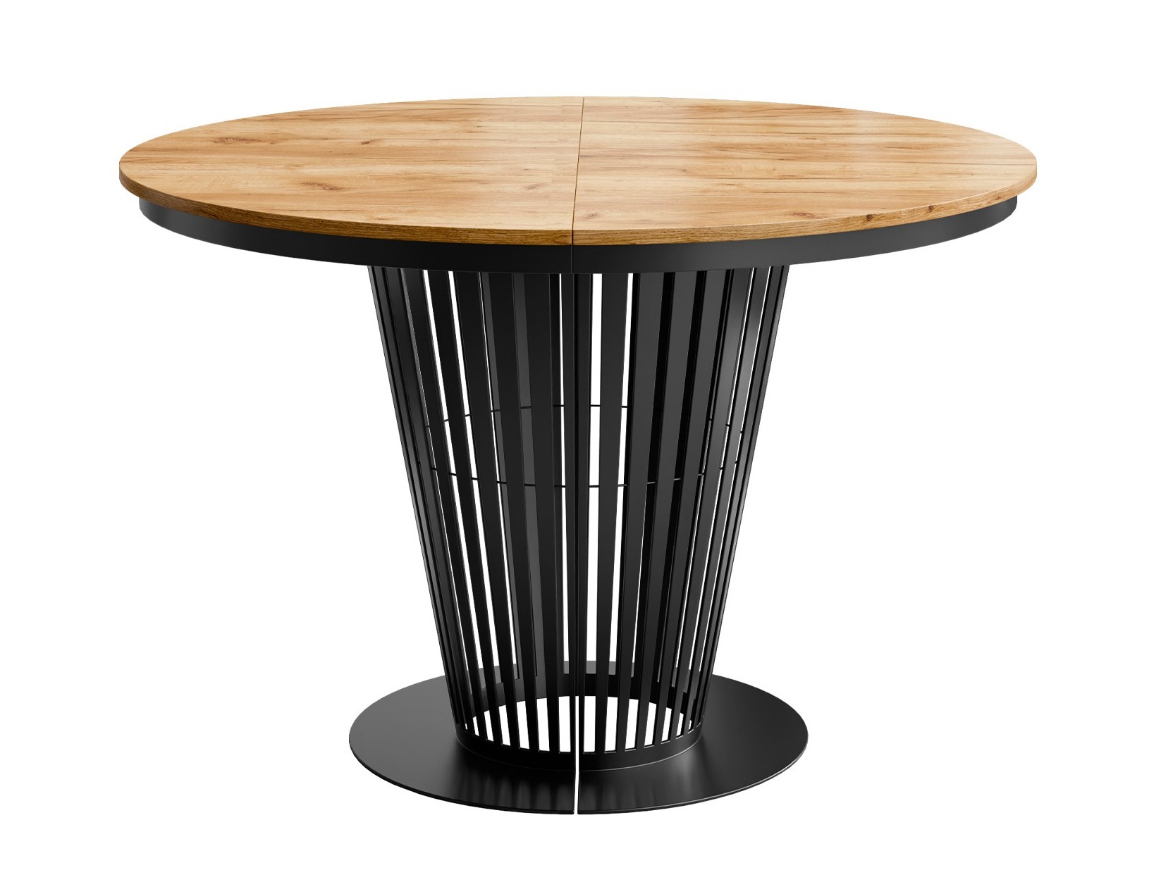 Table Oswego 179 (Black + Craft oak)