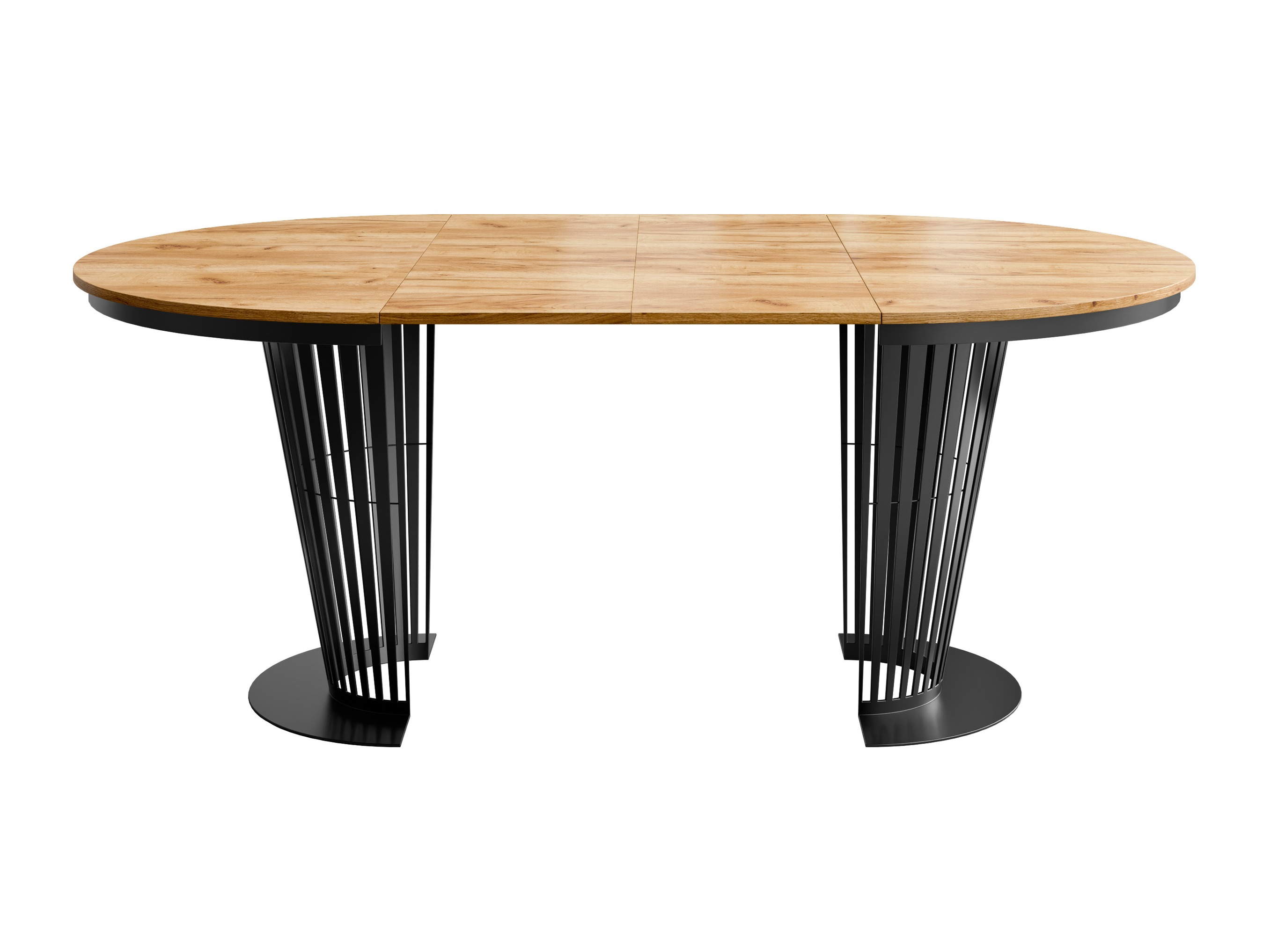 Table Oswego 179 (Black + Craft oak)