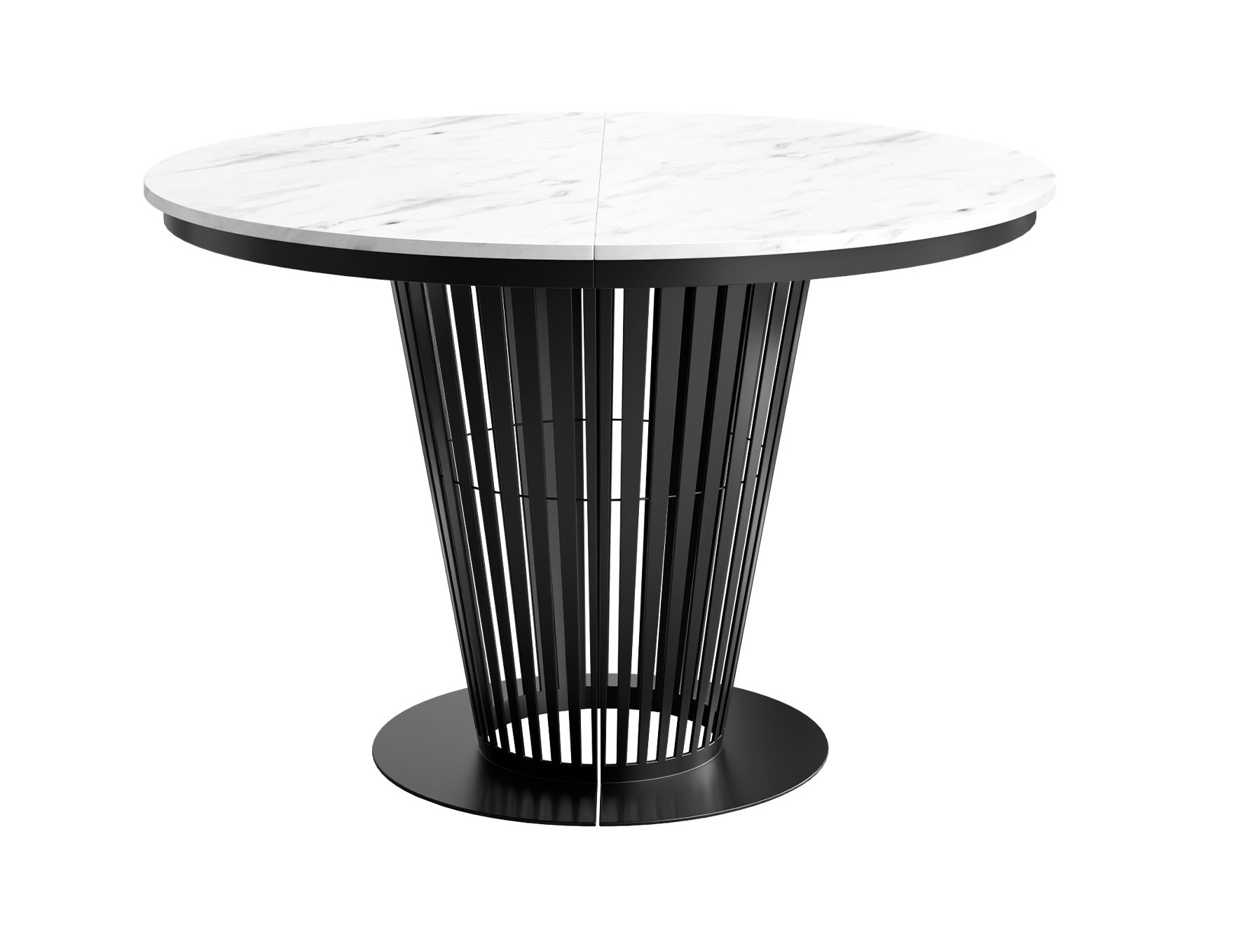 Table Oswego 179 (Black + White marble)