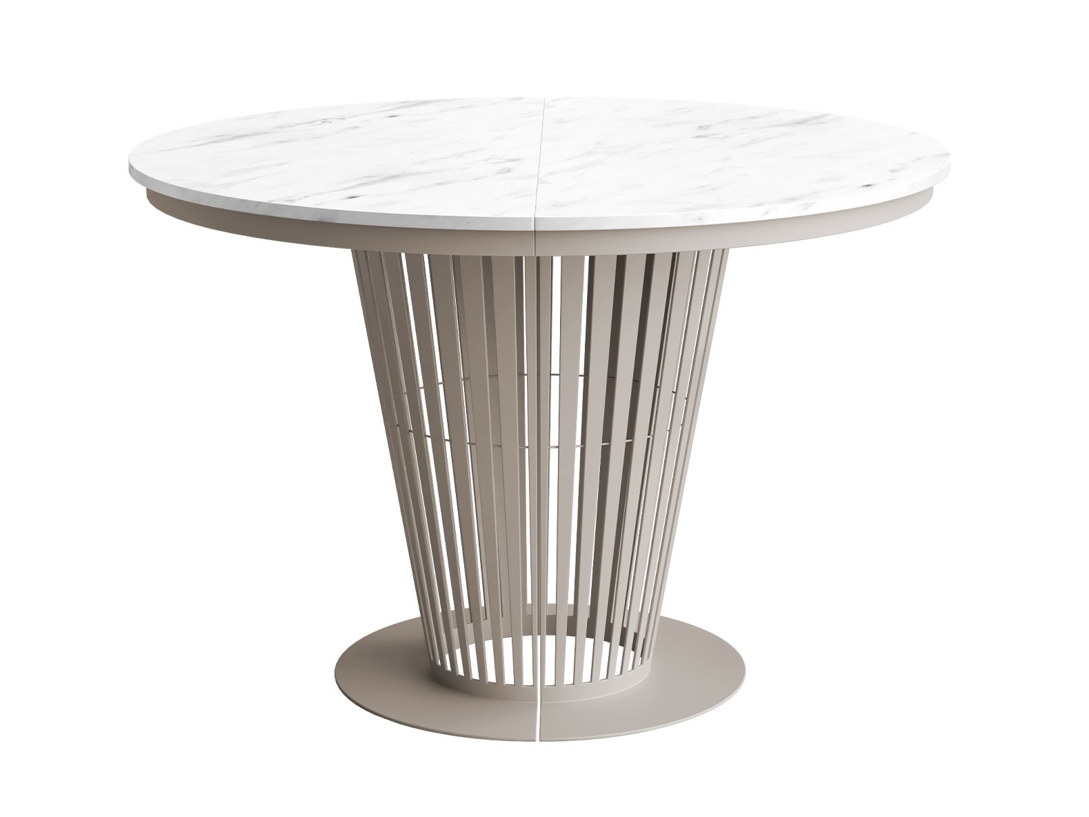 Table Oswego 179 (Cashmere + White marble)