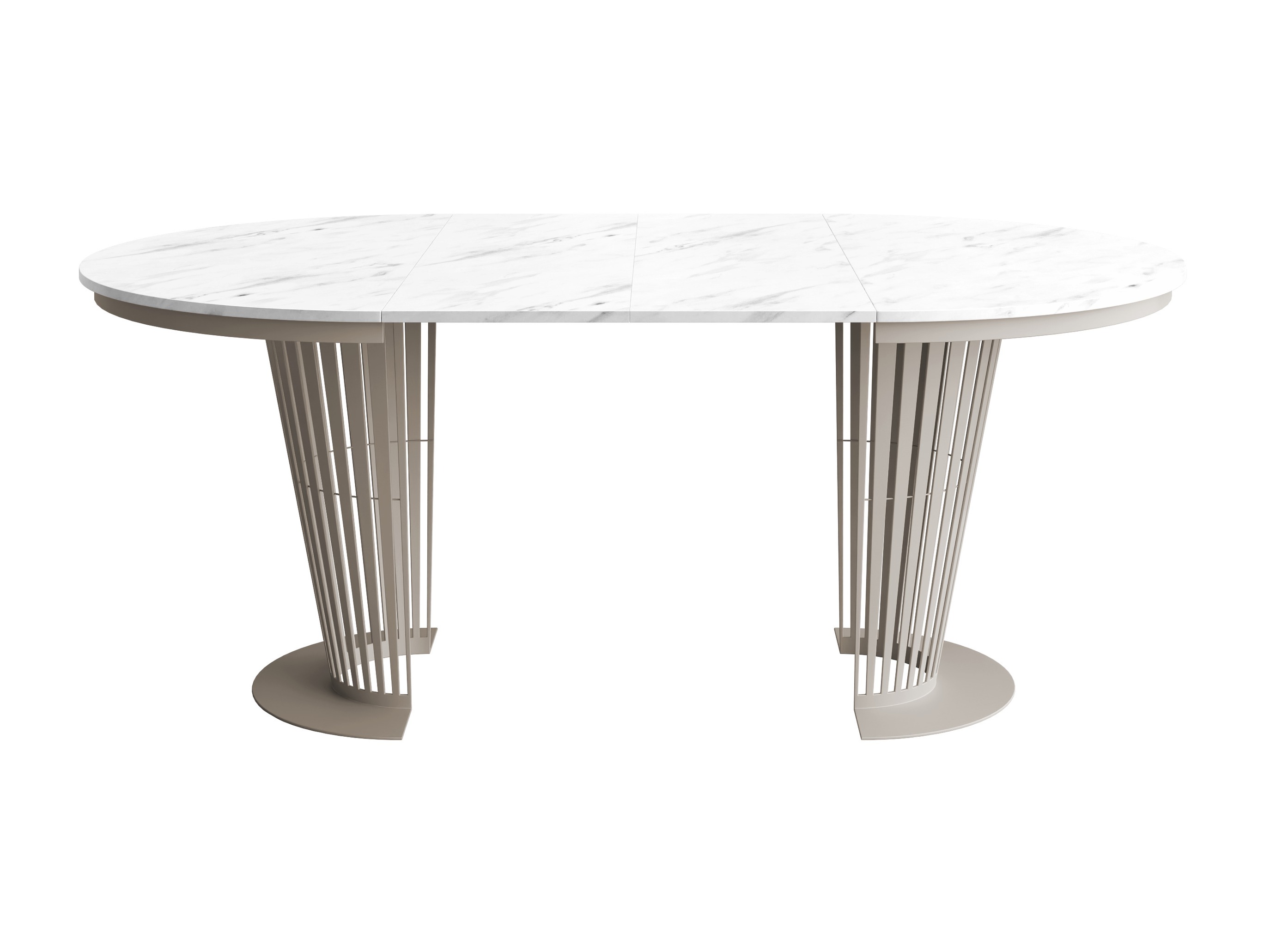 Table Oswego 179 (Cashmere + White marble)