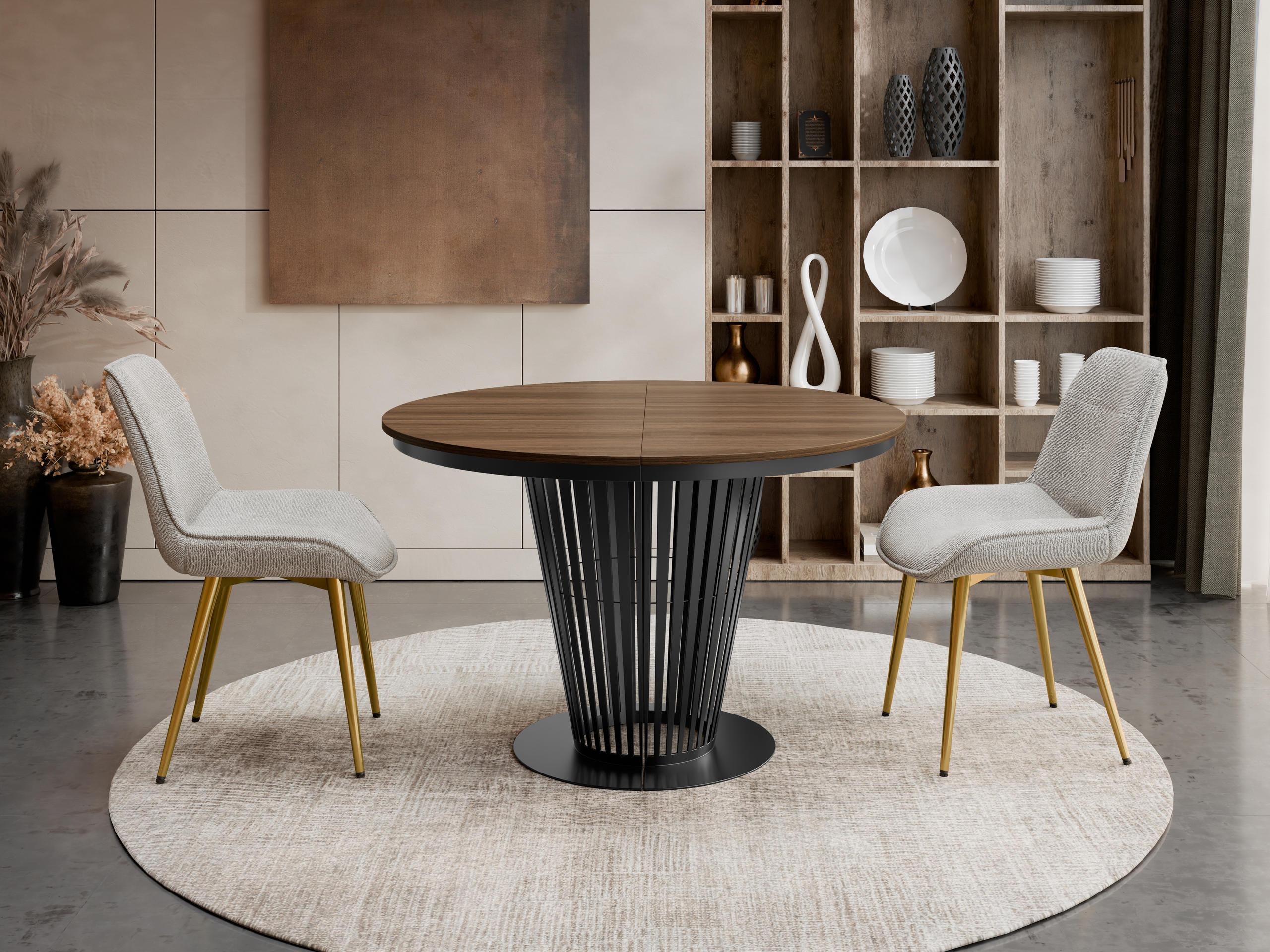 Table Oswego 181 (Black + Dark nut)