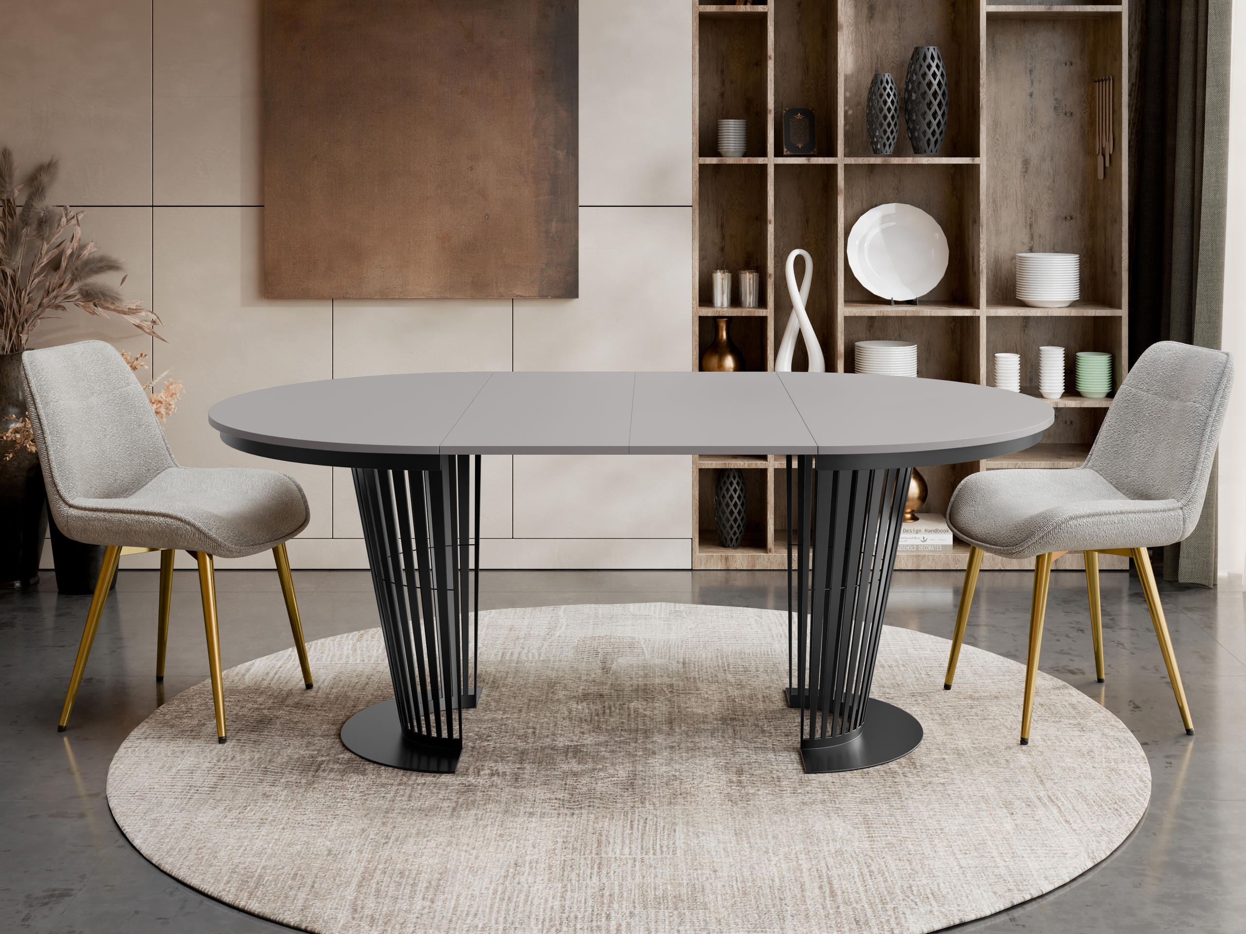 Table Oswego 181 (Black + Graphite)