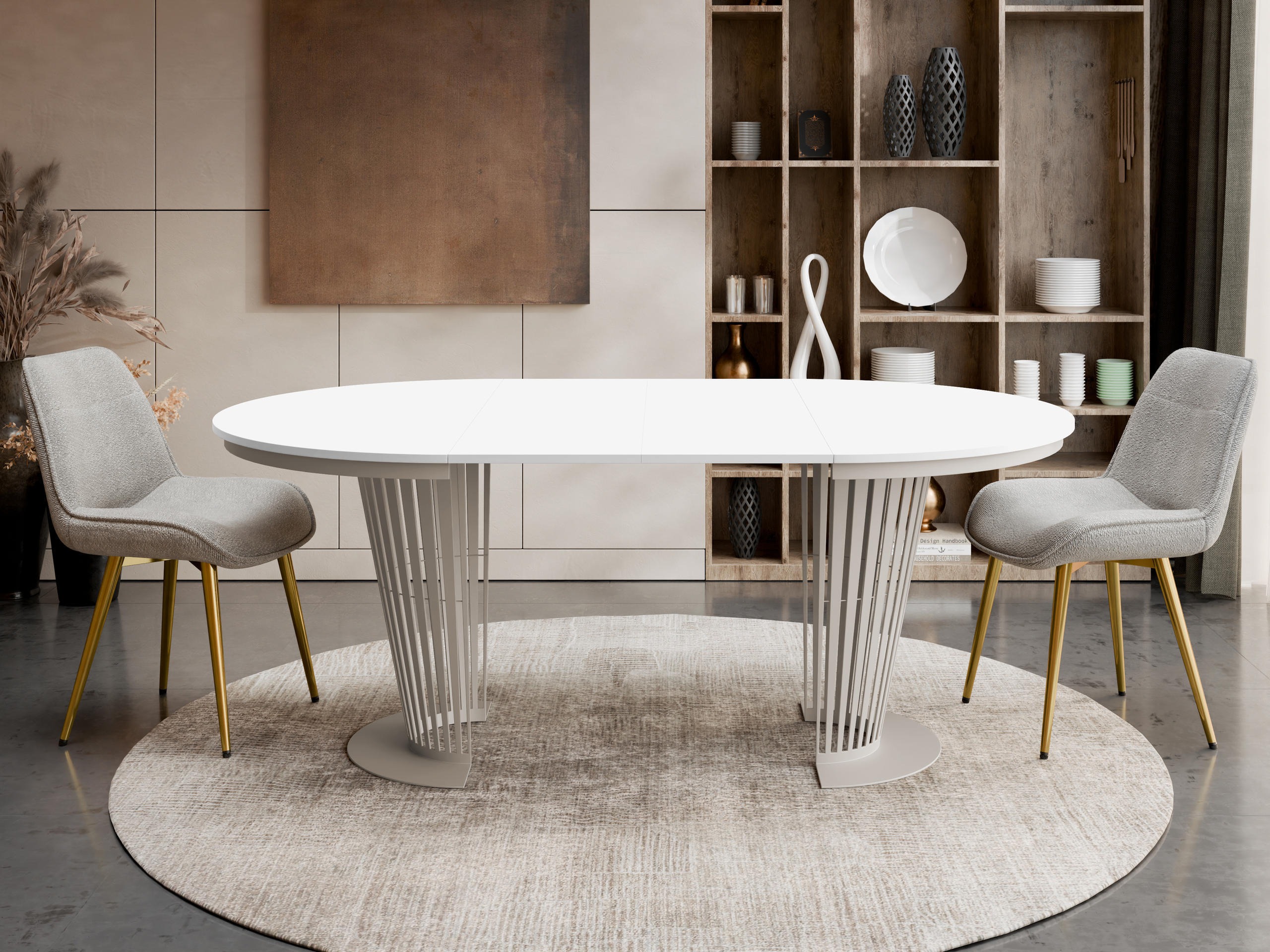 Table Oswego 181 (Cashmere + White)