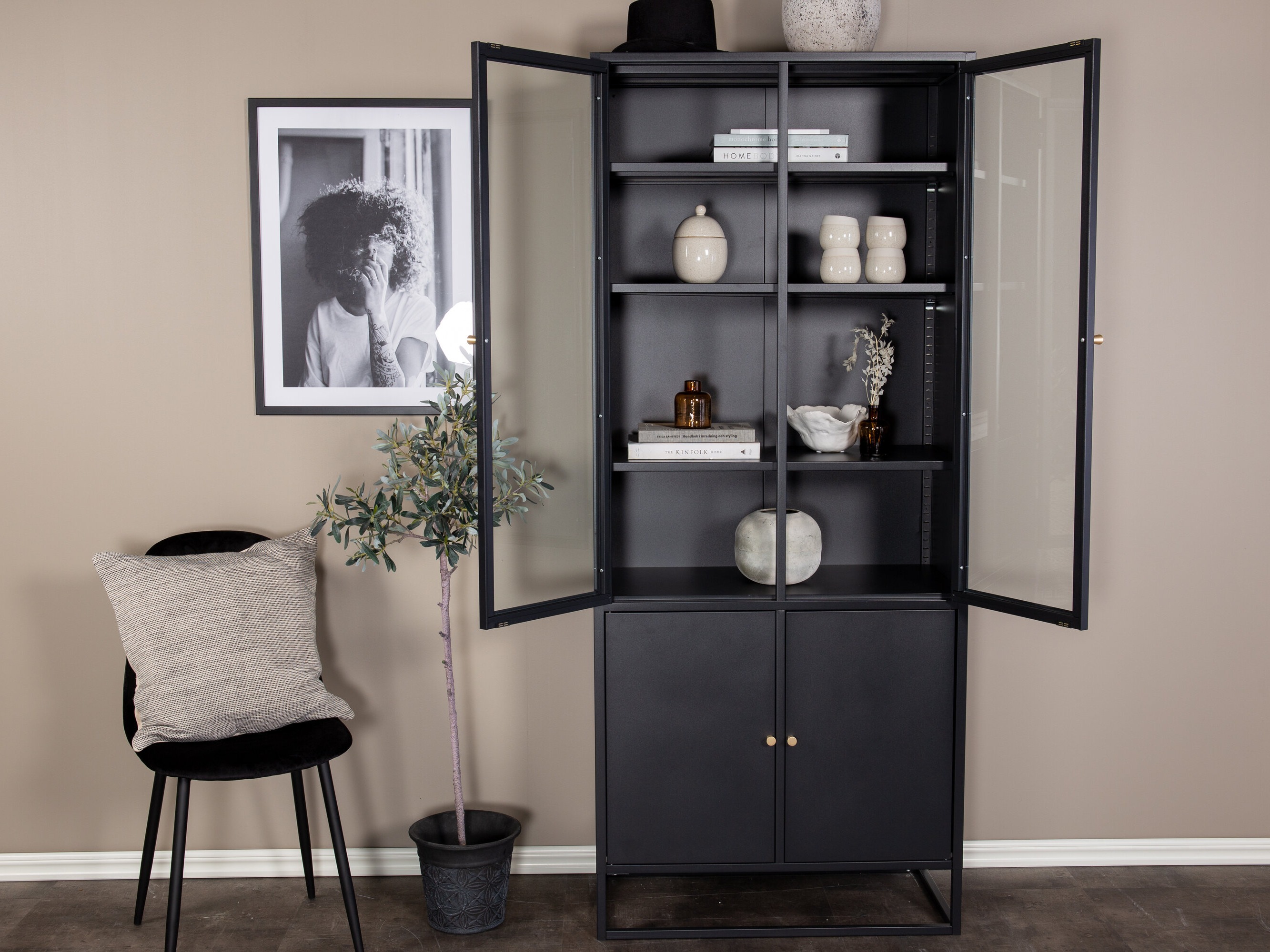 Bookcase Evasevu 102 (Black)
