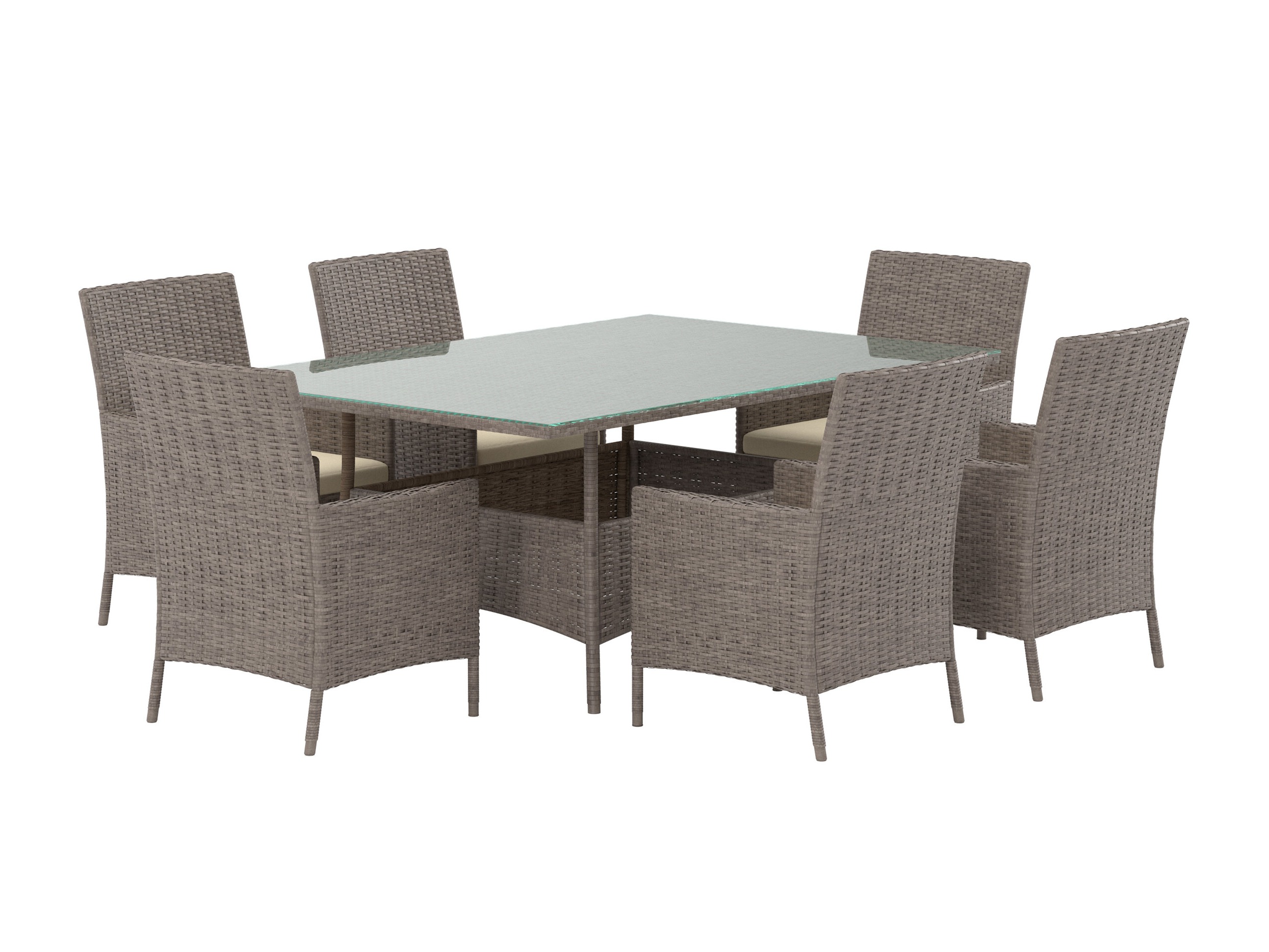 Table and chairs set Dallas 5243