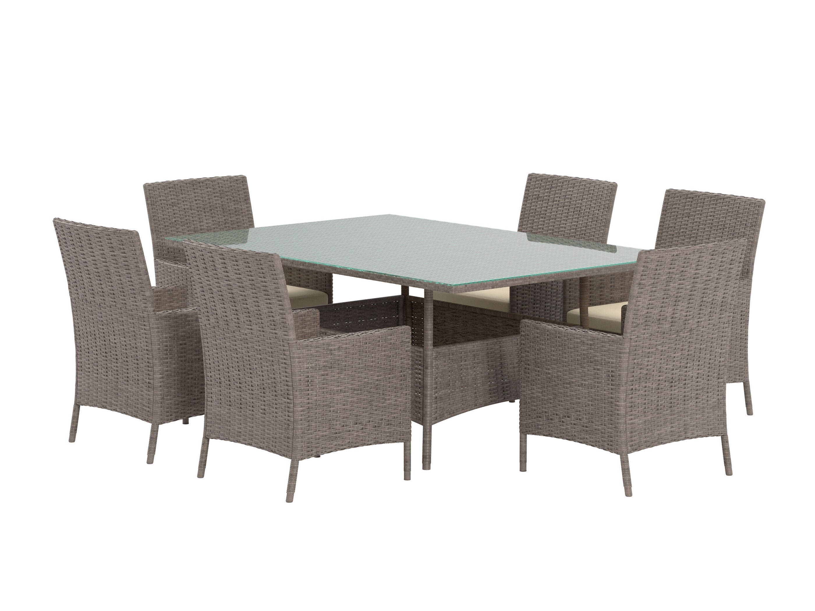 Table and chairs set Dallas 5243