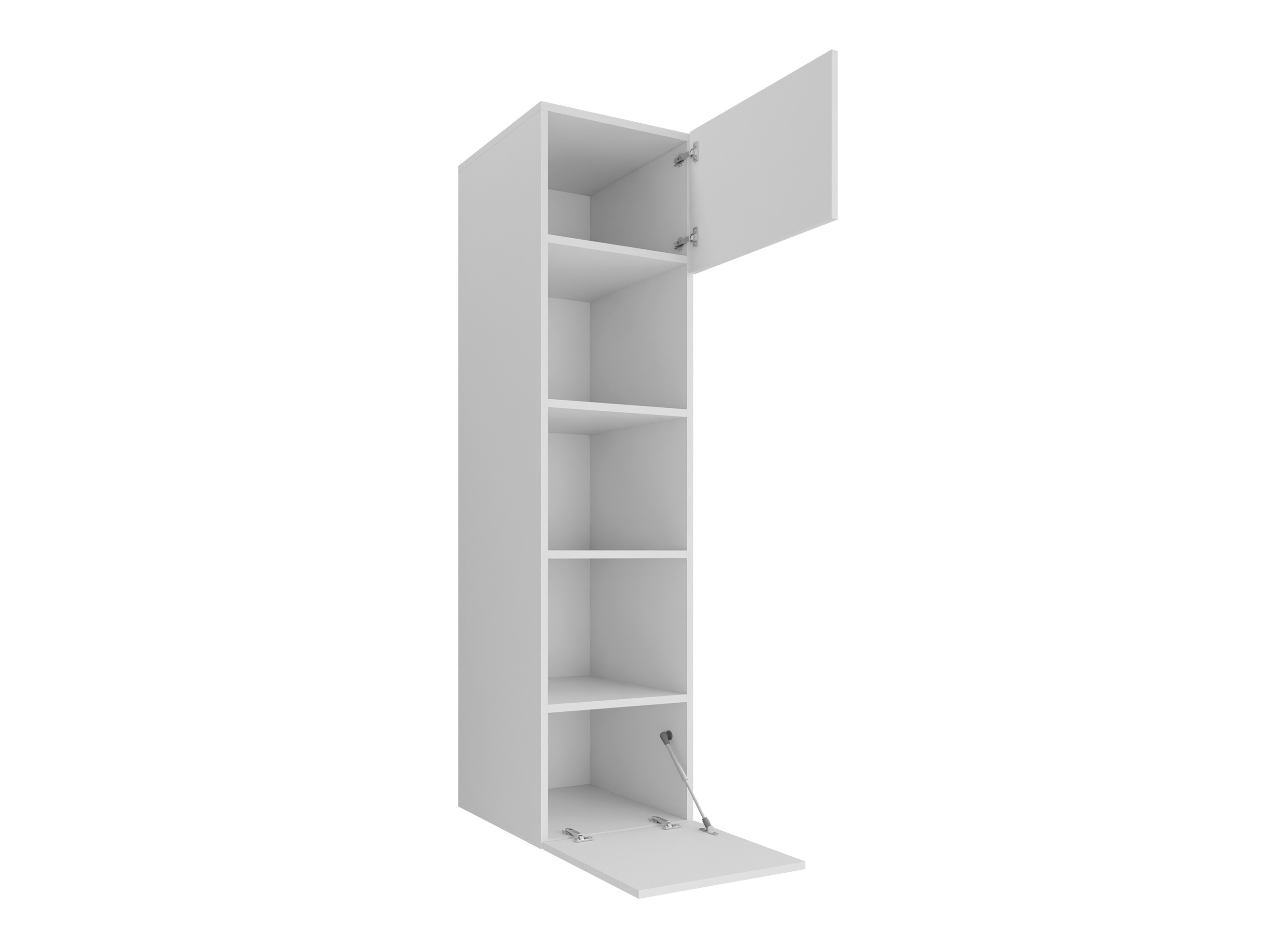 Living room set Comfivo Salix I (White + White marble)