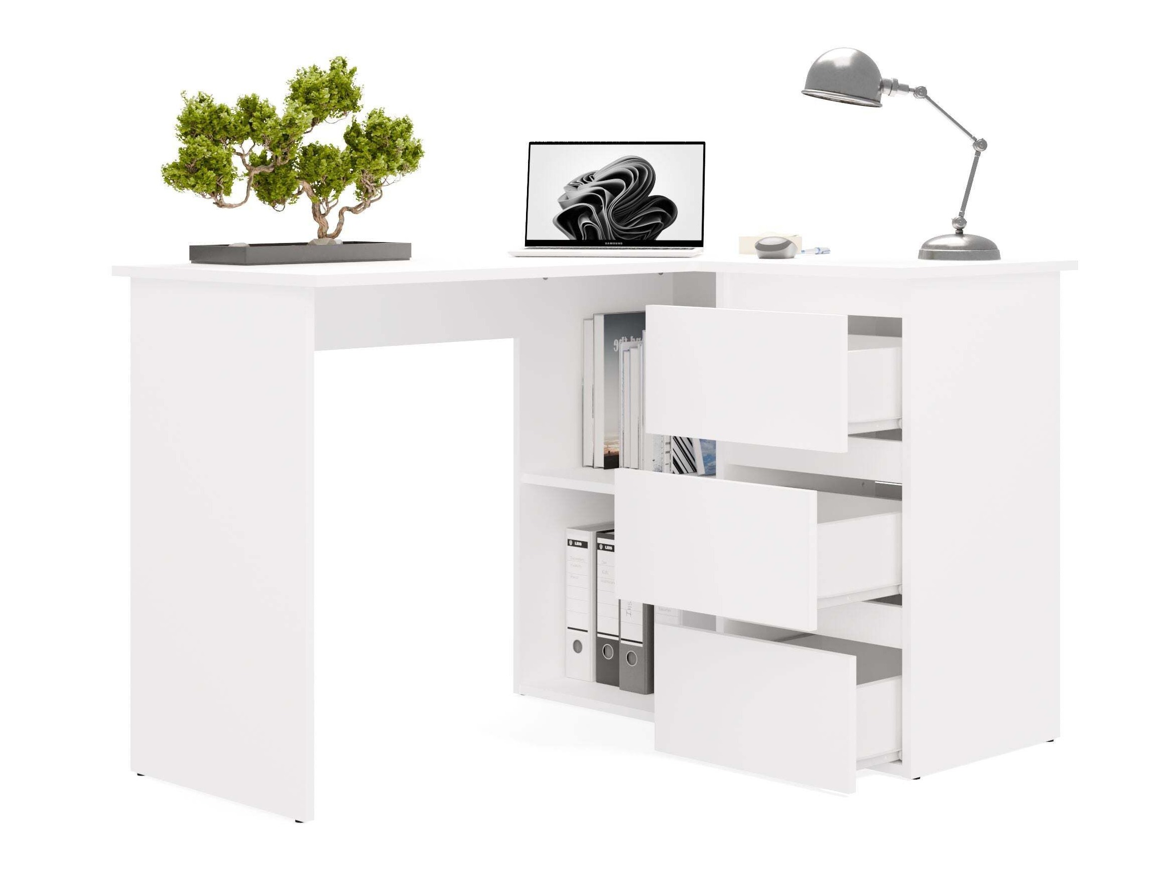Corner desk Mandeville 365 (White)
