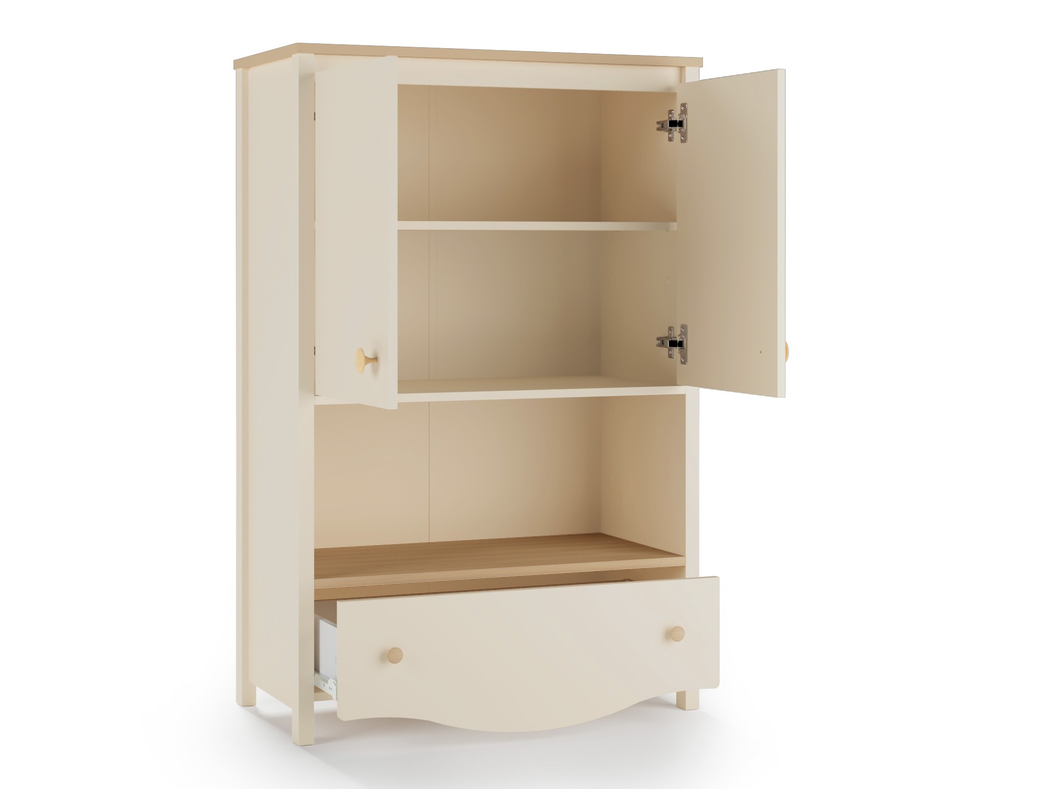 Bookcase Velferi 121 (White + Pink)