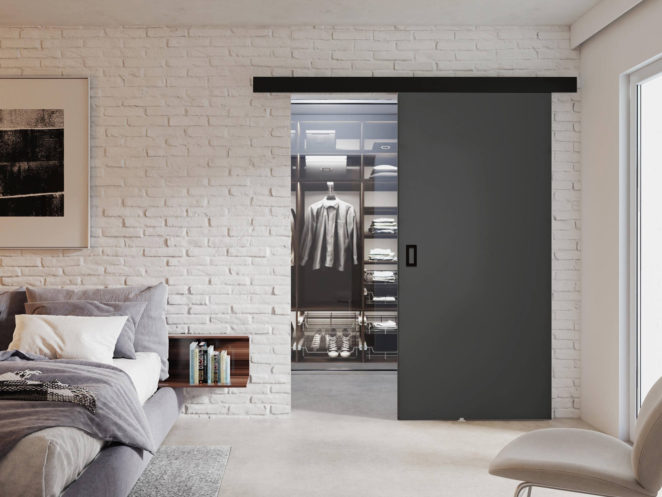 Sliding door Dover 168 (Graphite)