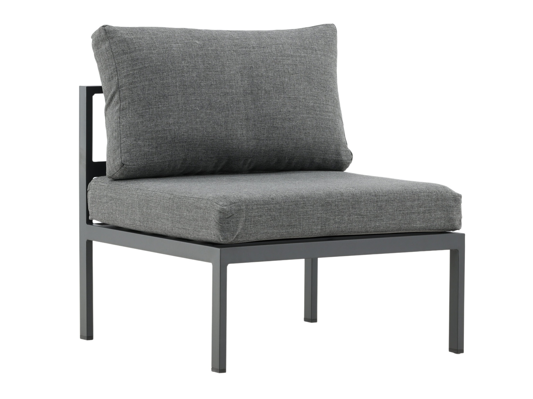 Outdoor armchair Camorlo 100 (Grey + Black)