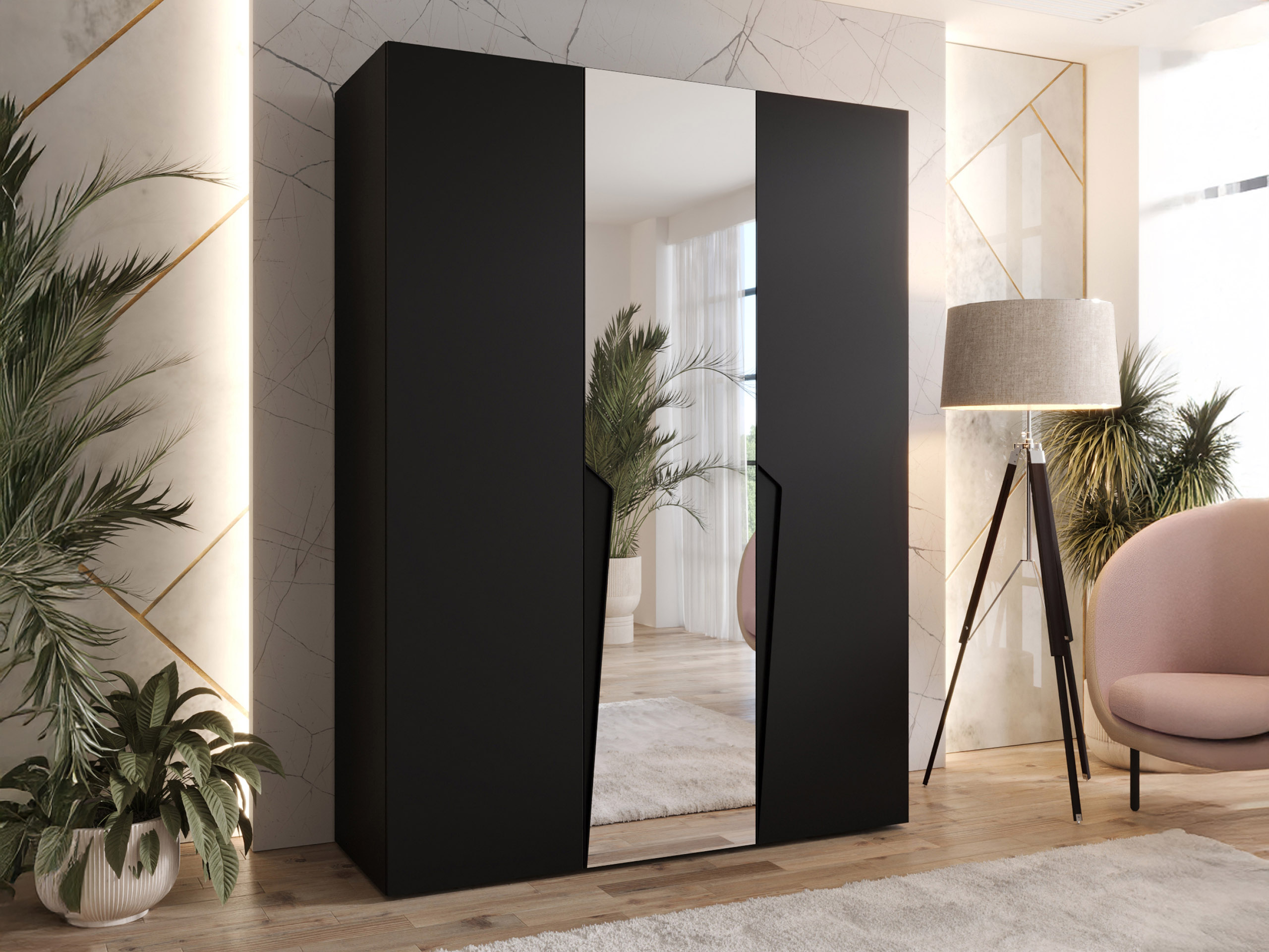 Wardrobe Hartford 609 (Black)