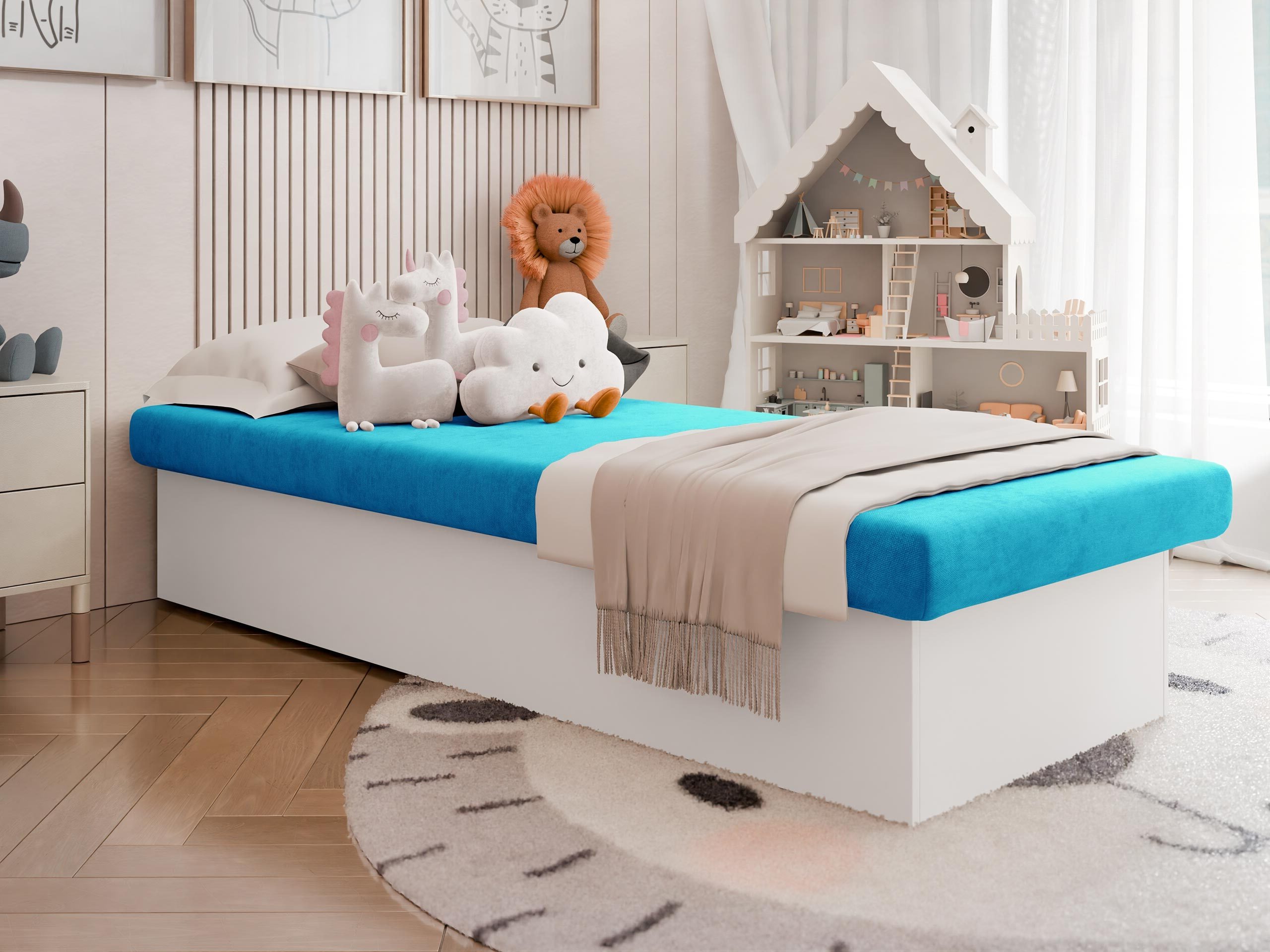 Bed Dover 100 (Suedine 29)