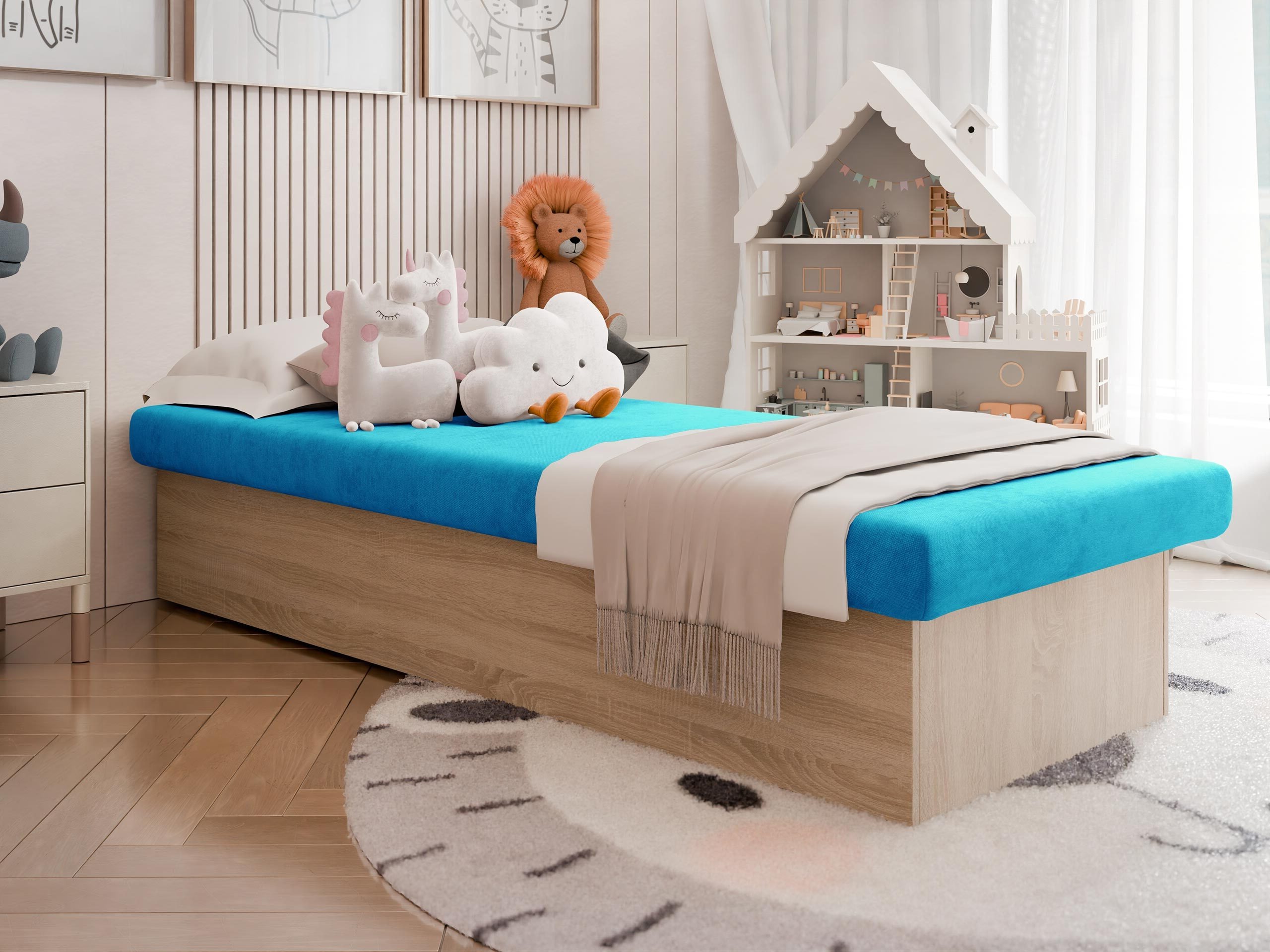 Bed Dover 100 (Suedine 29)