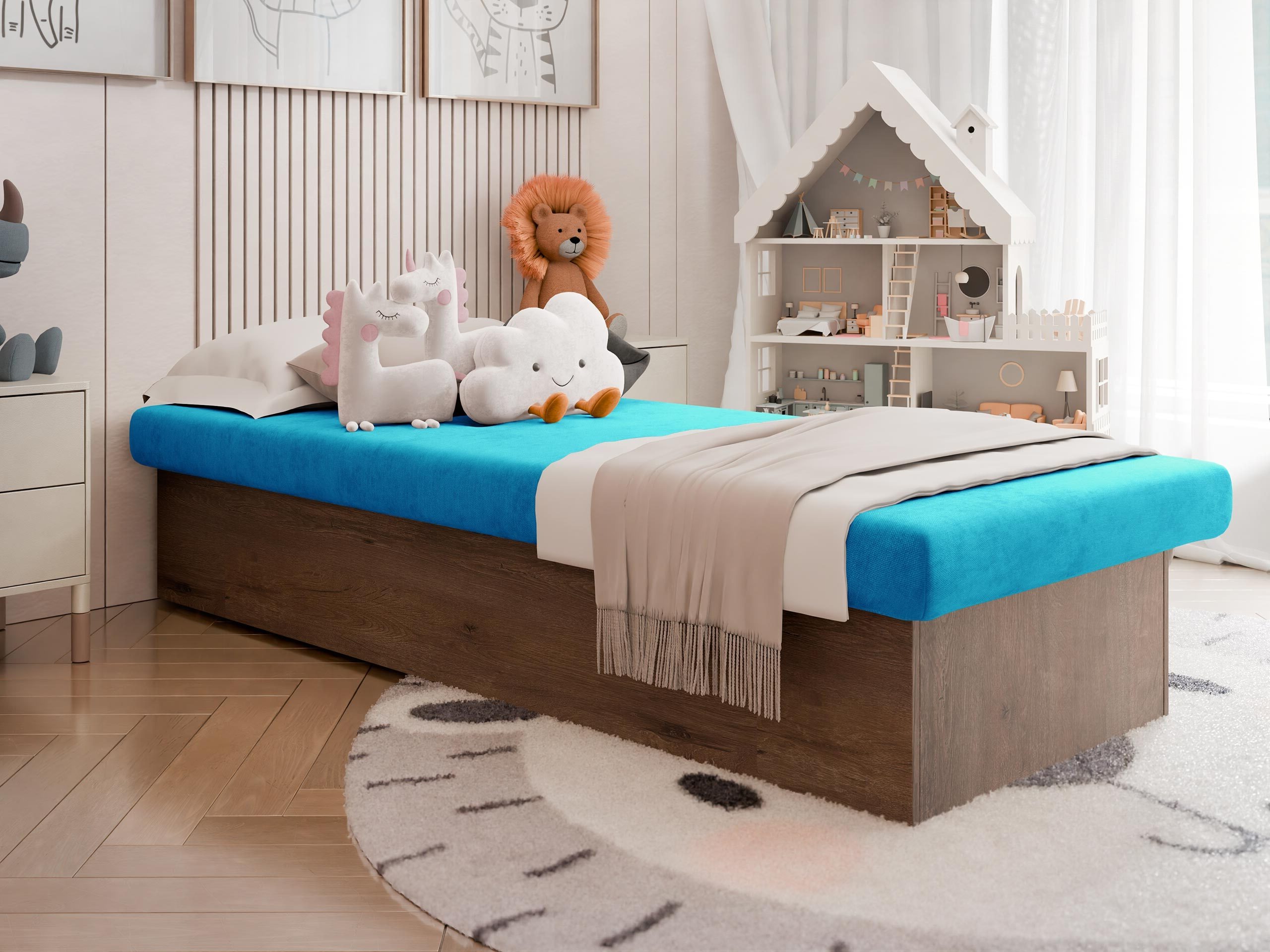 Bed Dover 100 (Suedine 29)