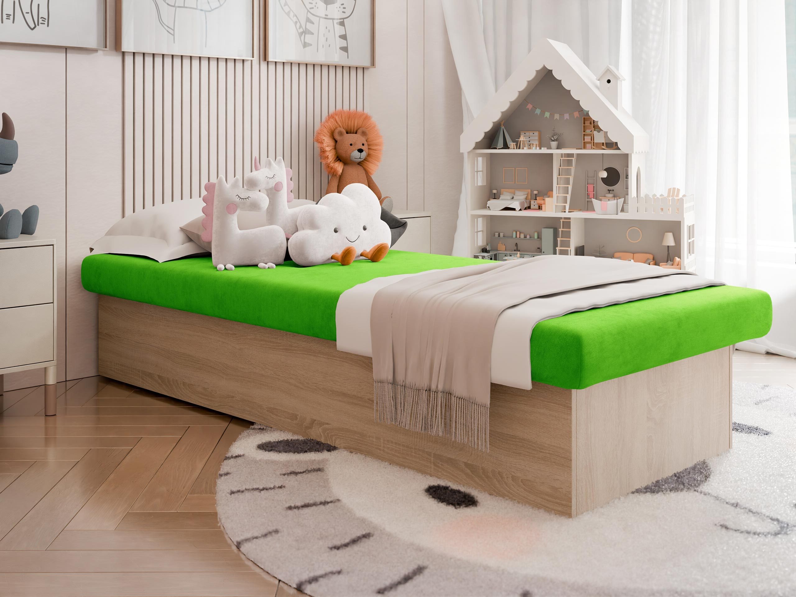 Bed Dover 100 (Suedine 81)