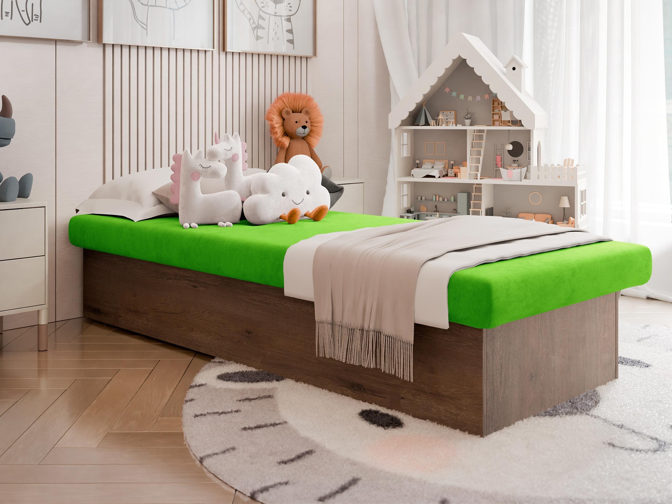 Bed Dover 100 (Suedine 81)
