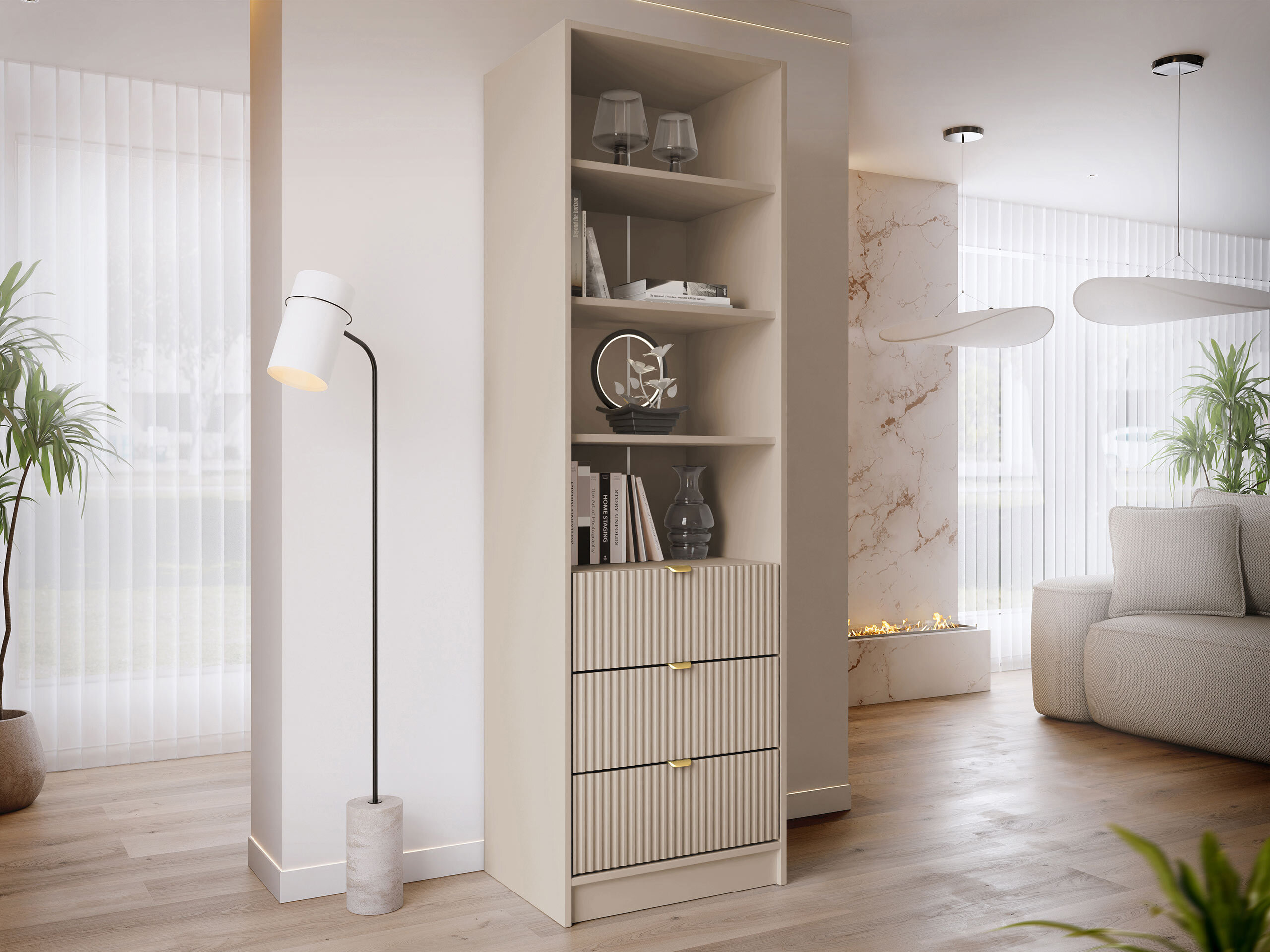 Bookcase Comfivo Papilio (Beige)