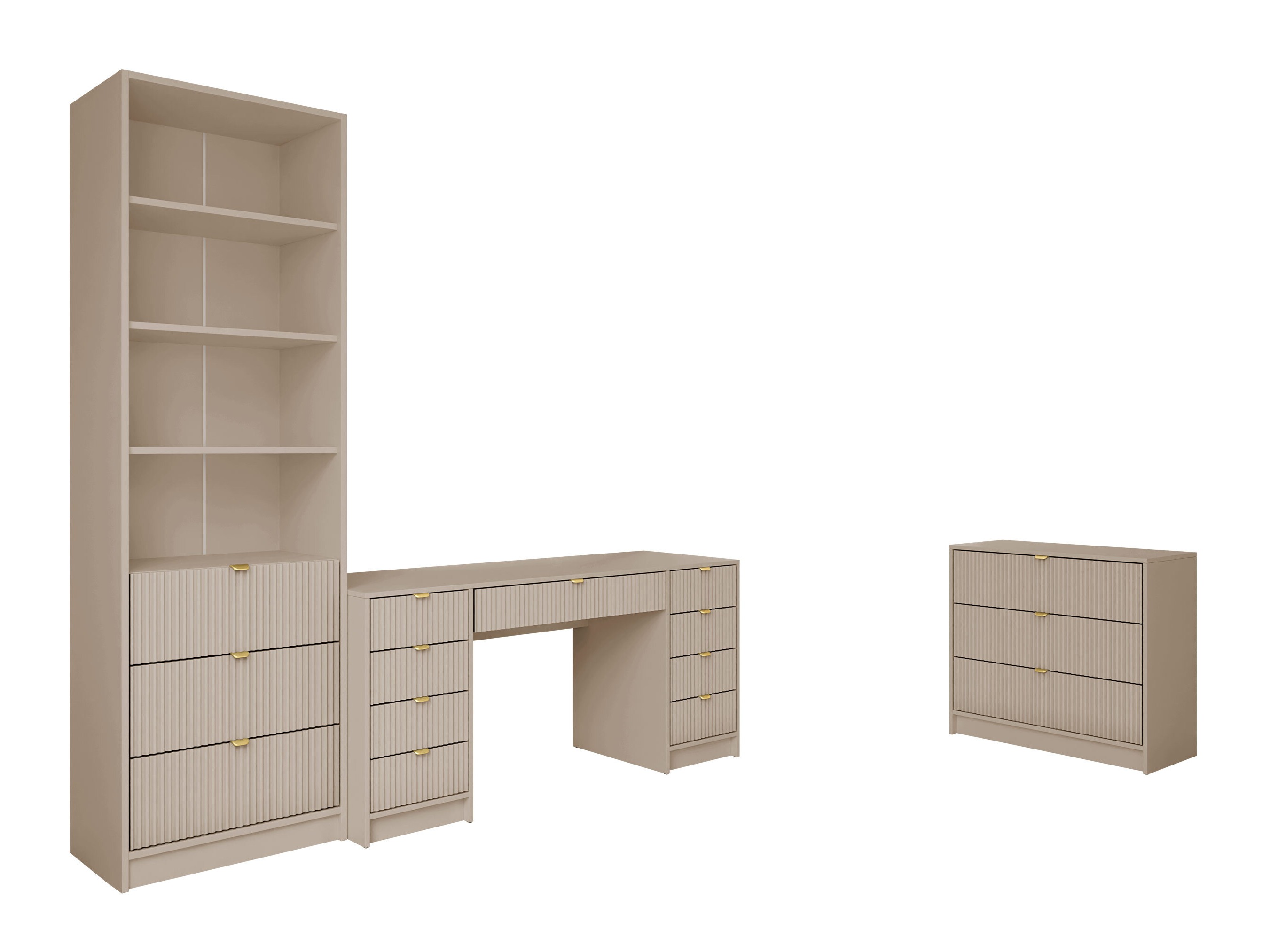 Home office set Comfivo Papilio V (Beige)