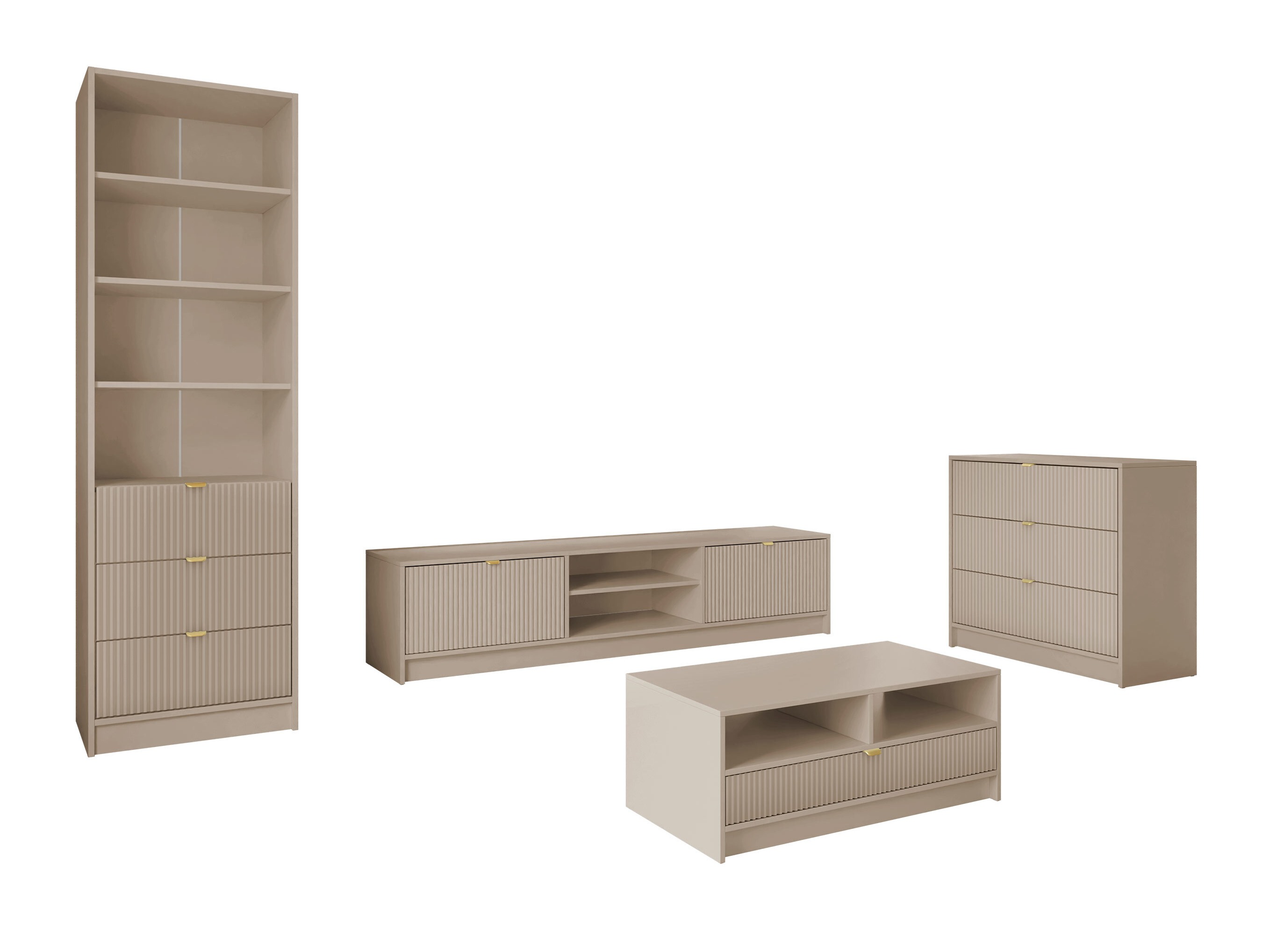 Living room set Comfivo Papilio VII (Beige)