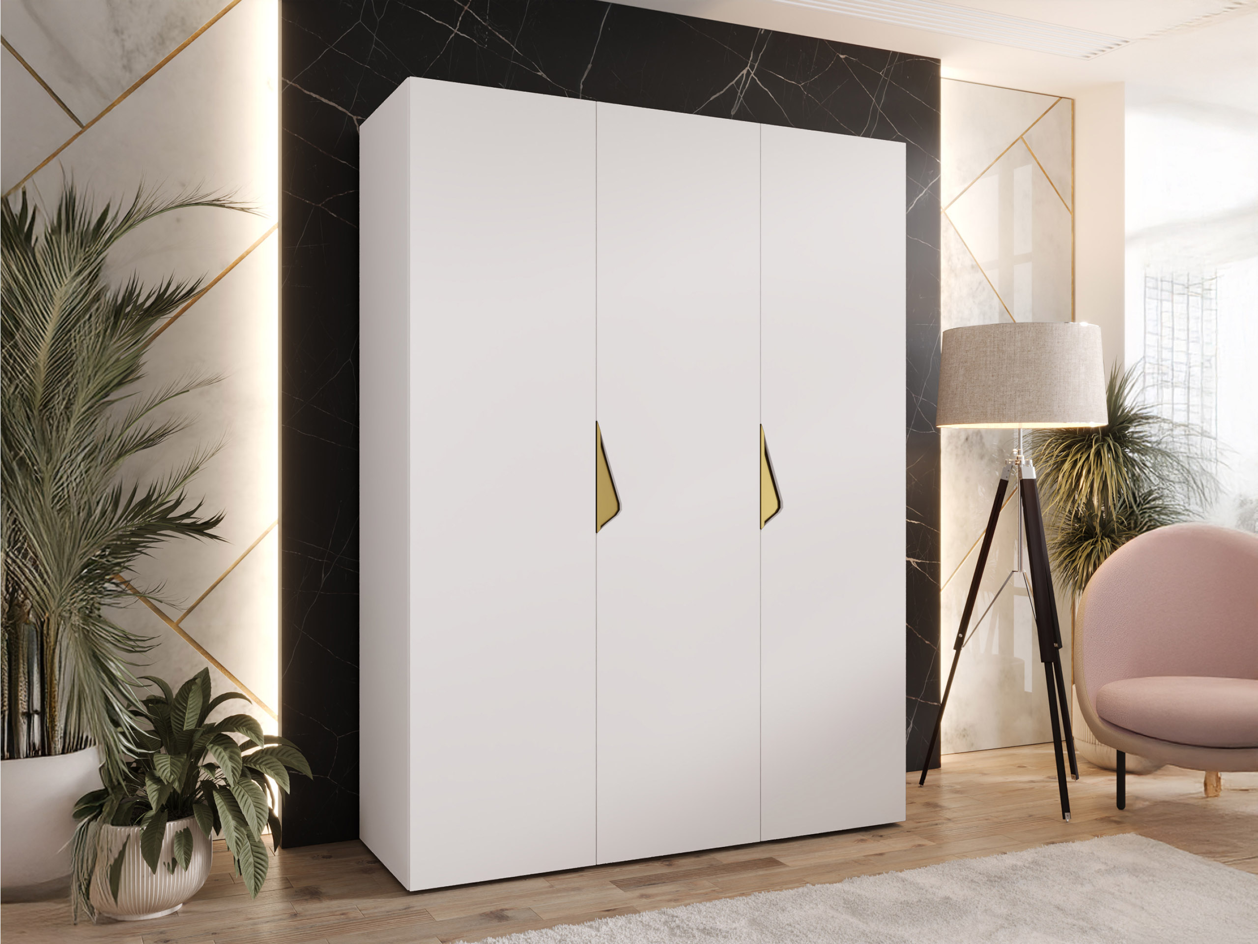 Wardrobe Hartford 619 (White)