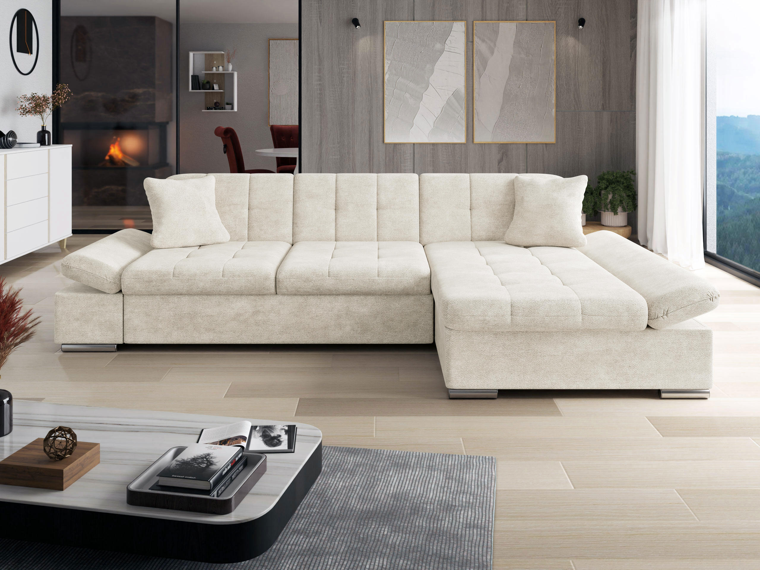 Corner sofa Comfivo Serenitas (Lumo 55)