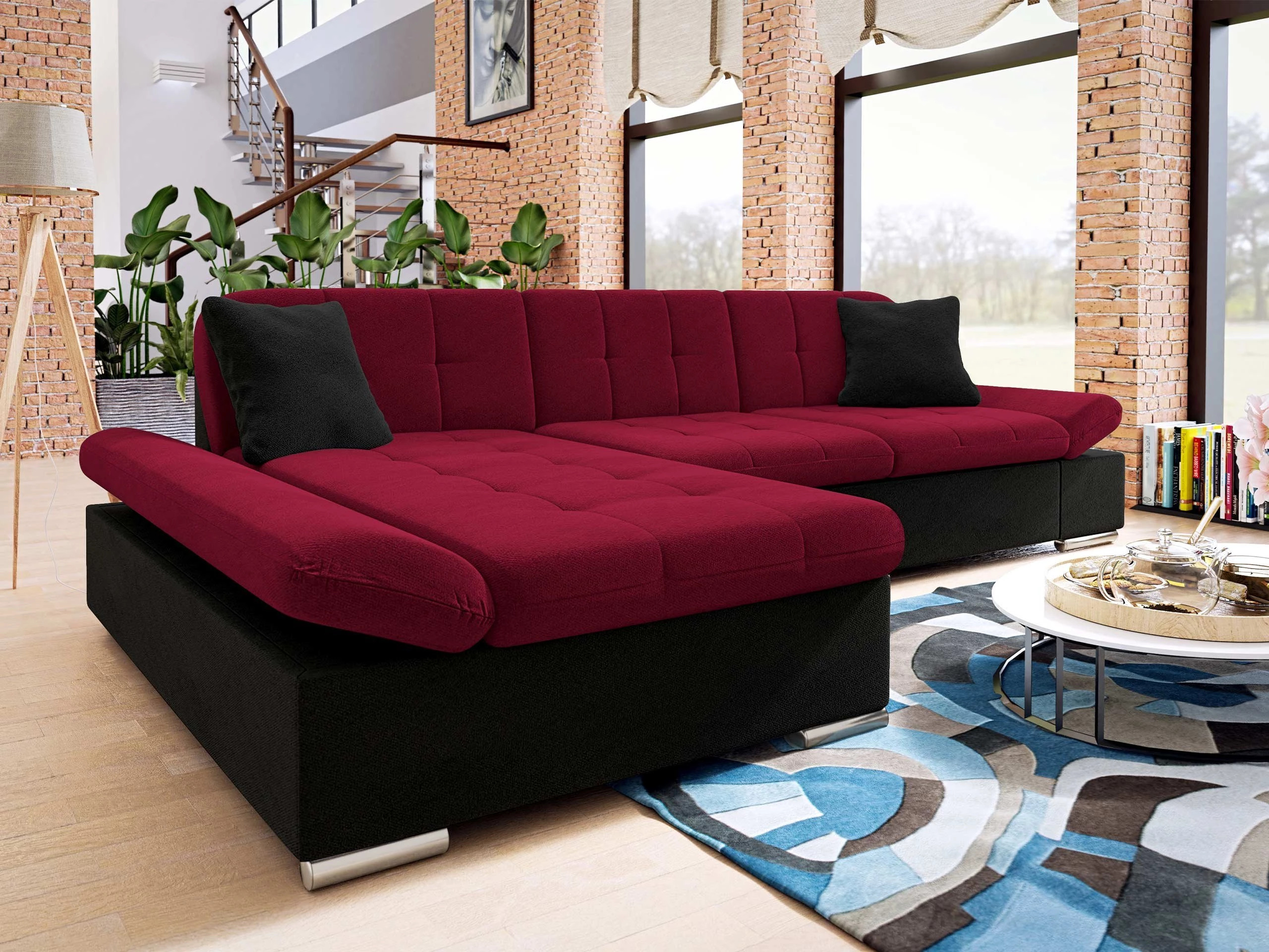 Corner sofa Comfivo Serenitas (Kronos 07 + Kronos 02 + Kronos 07)