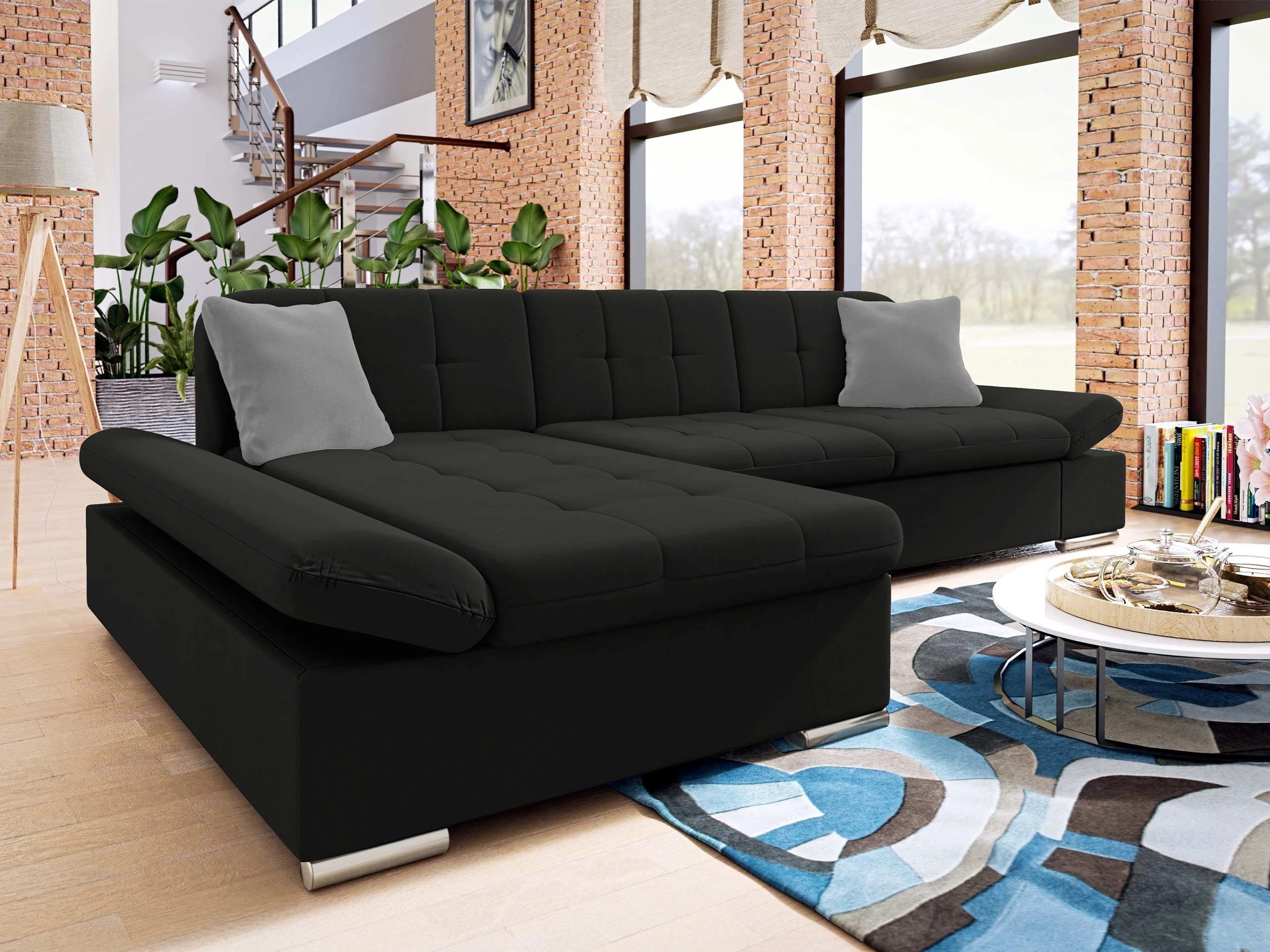 Corner sofa Comfivo Serenitas (Uttario Velvet 2980 + Uttario Velvet 2972)