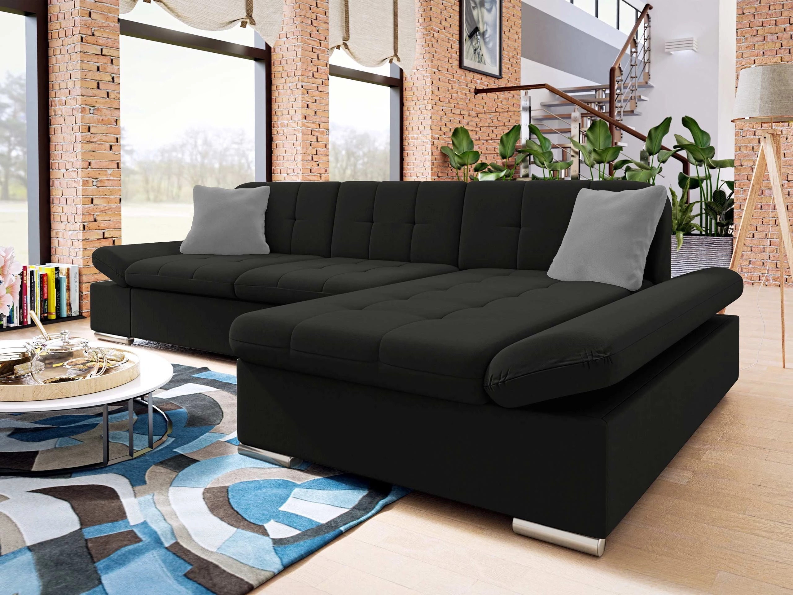 Corner sofa Comfivo Serenitas (Uttario Velvet 2980 + Uttario Velvet 2972)