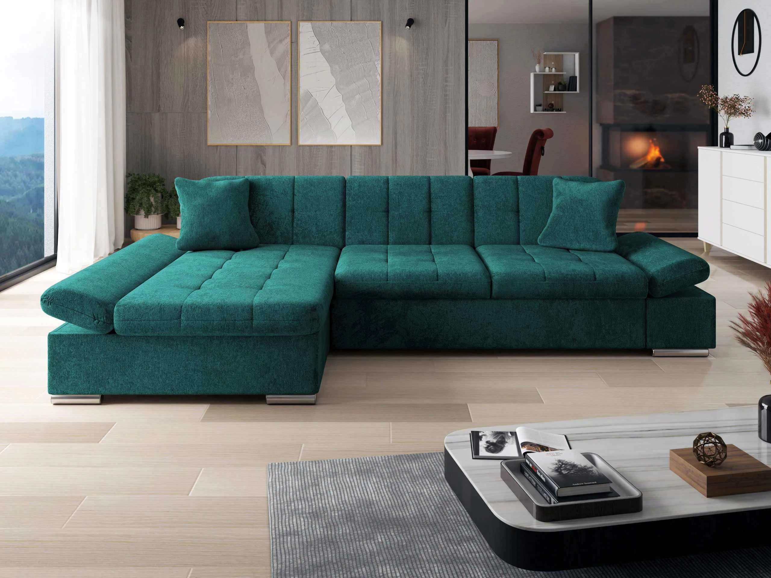 Corner sofa Comfivo Serenitas (Clara 215.11)